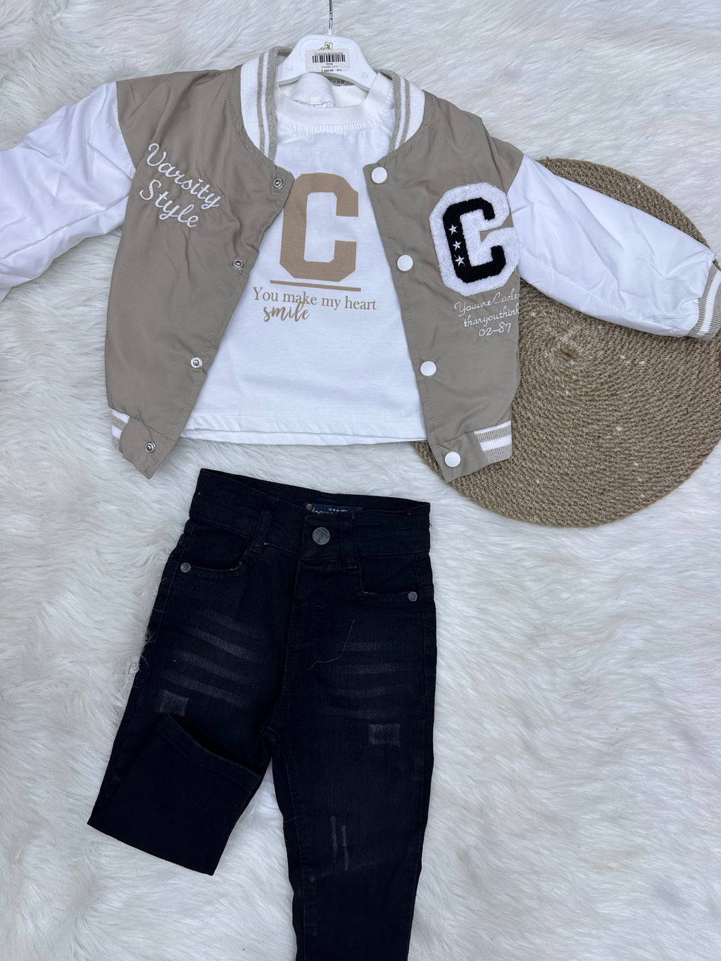 Ensemble Varsity "Champion" – Le Look Campus Américain 12-18 Mois