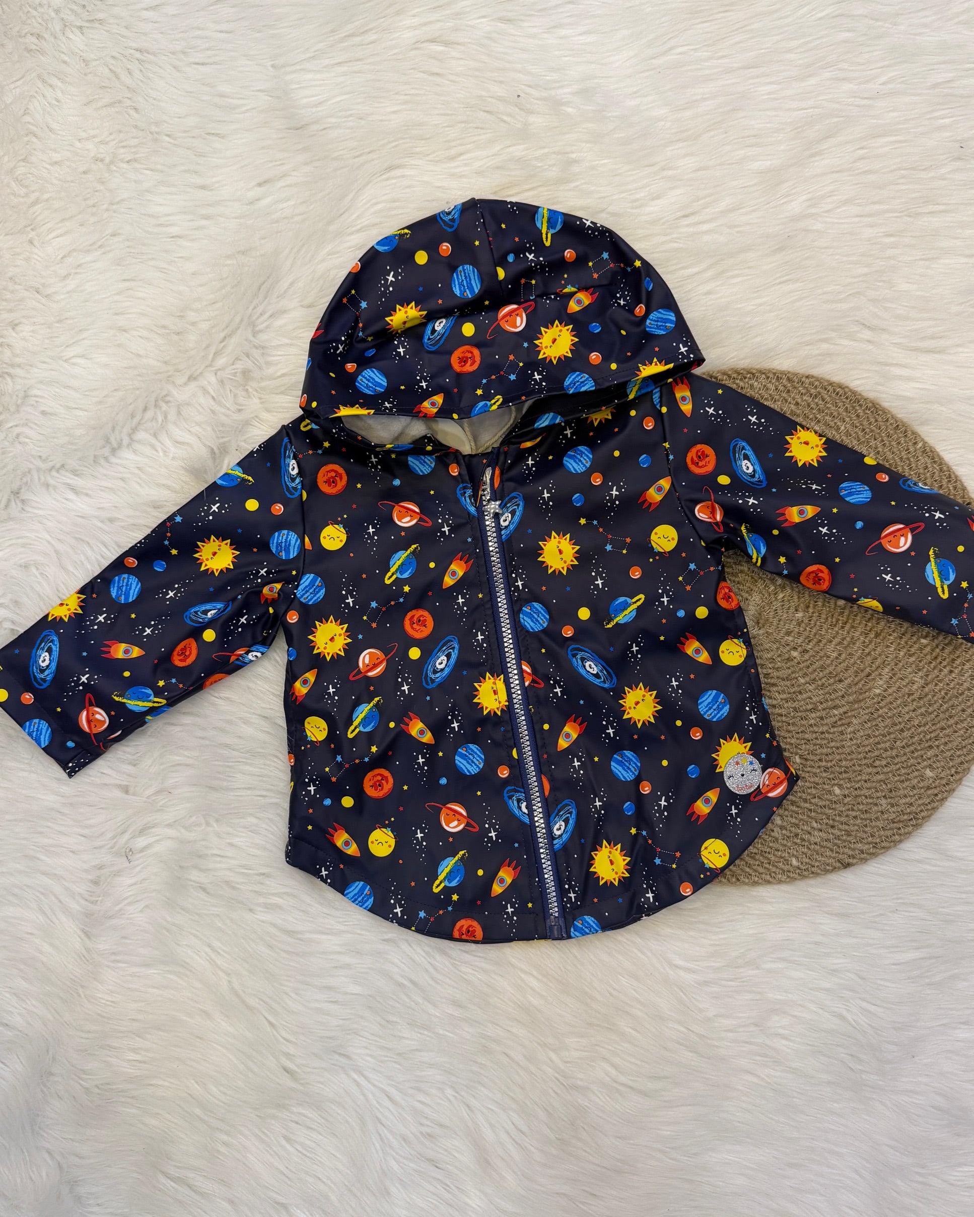 🧥 Veste bébé matelassée à capuche – Chaleur & style au quotidien BLEU NUIT