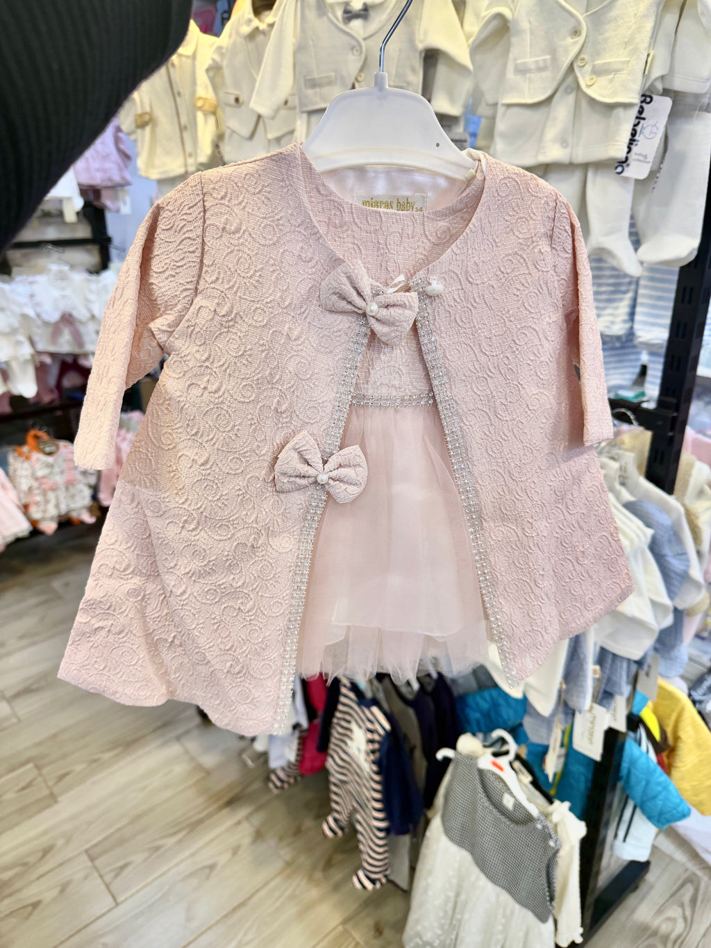 Ensemble de Cérémonie "Prestige & Tulle" – L'Élégance Haute Couture pour Bébé