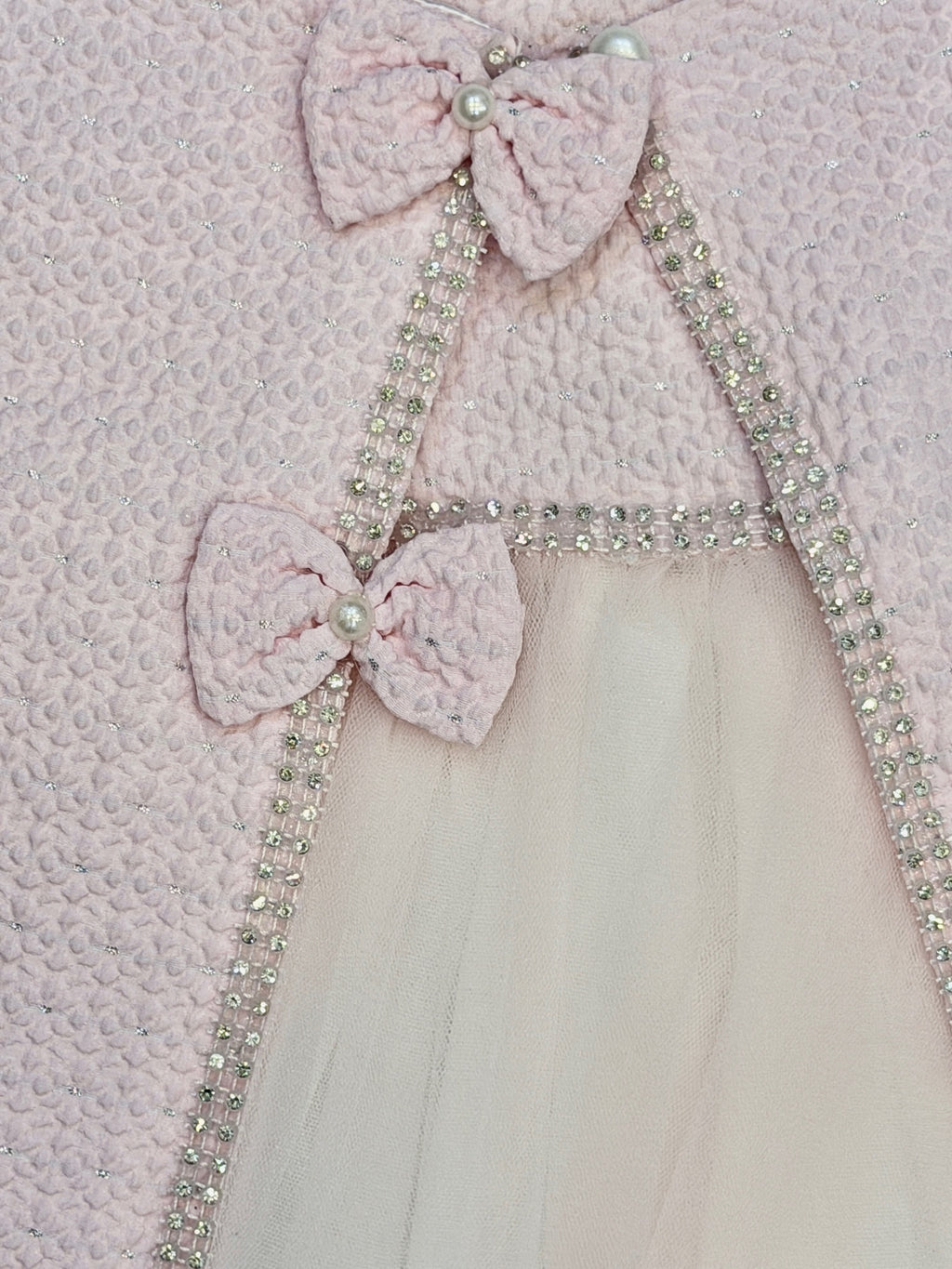 Ensemble Robe & Veste de Cérémonie "Rose Perlé" – 2 Pièces