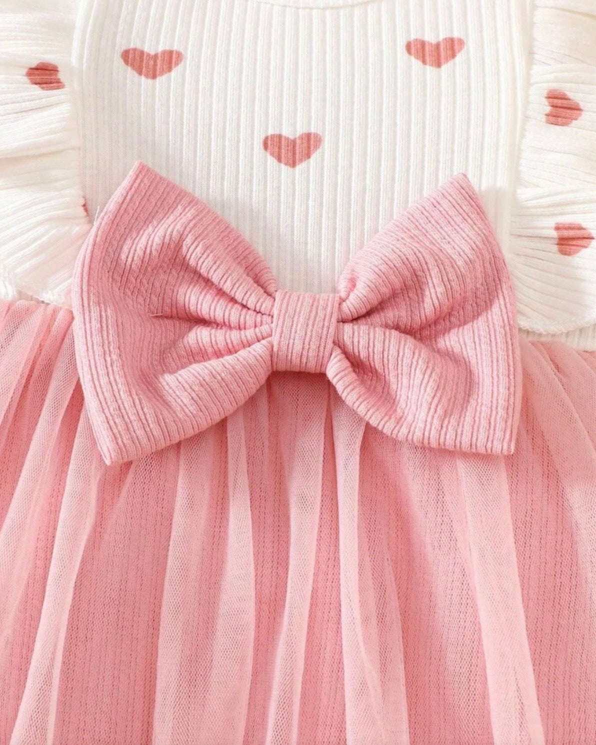 🌸 Robe "Petit Cœur Romantique" – Charme et Légèreté