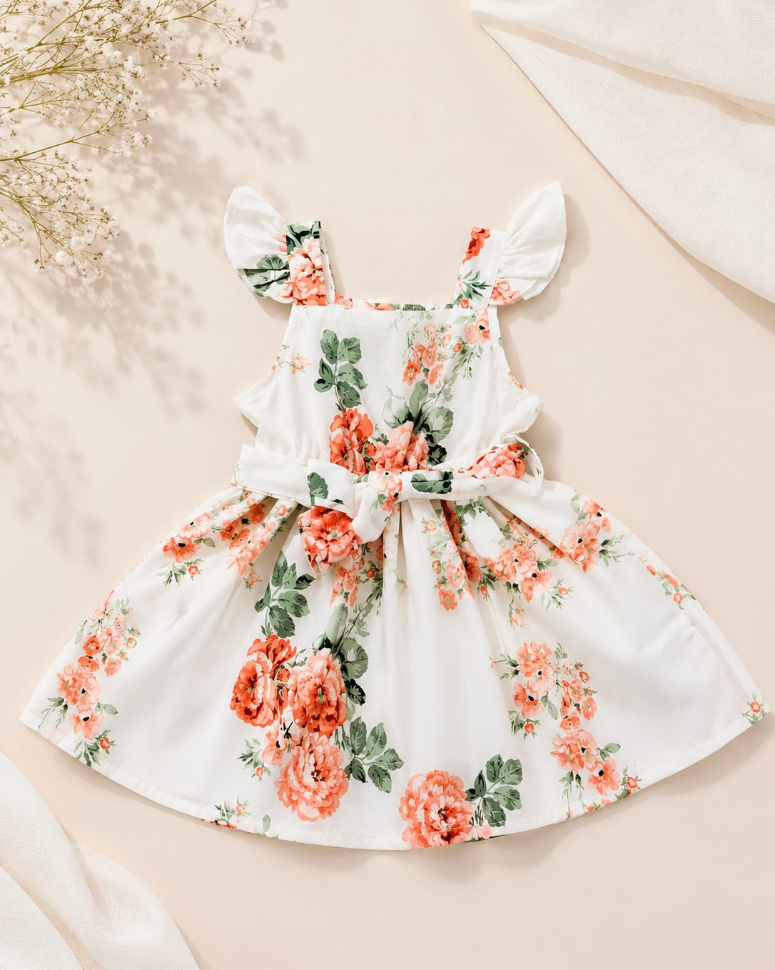 🌸 Robe "Jardin de Printemps" – Fraîcheur et Élégance Florale