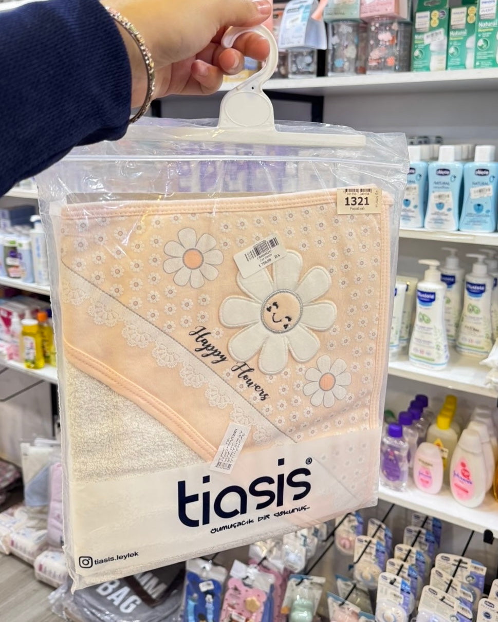 🛁 Sortie de Bain à Capuche "Lovely Baby" – Douceur et Chaleur après le Bain