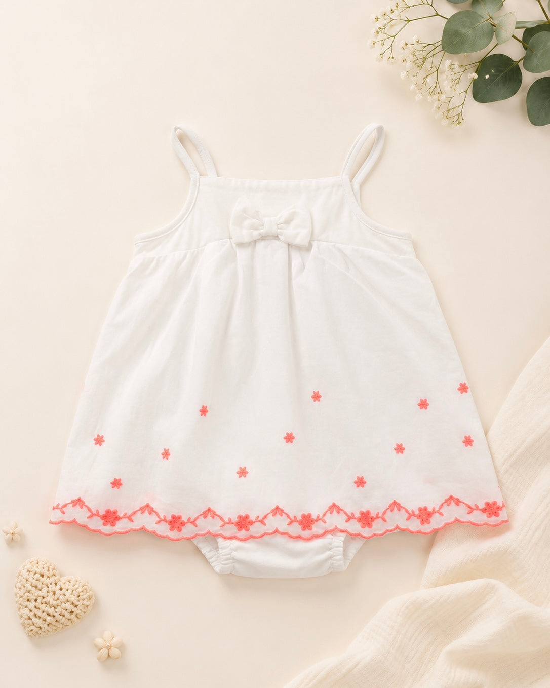 Robe-Body "Marguerite" à Bretelles