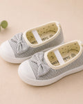 Petites Tennis Ballerines "Premier Pas à Nœud"