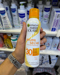 Garnier Ambre Solaire - Brume Sèche Protectrice "Toucher Sec" FPS 30 Haute Protection (200ml)