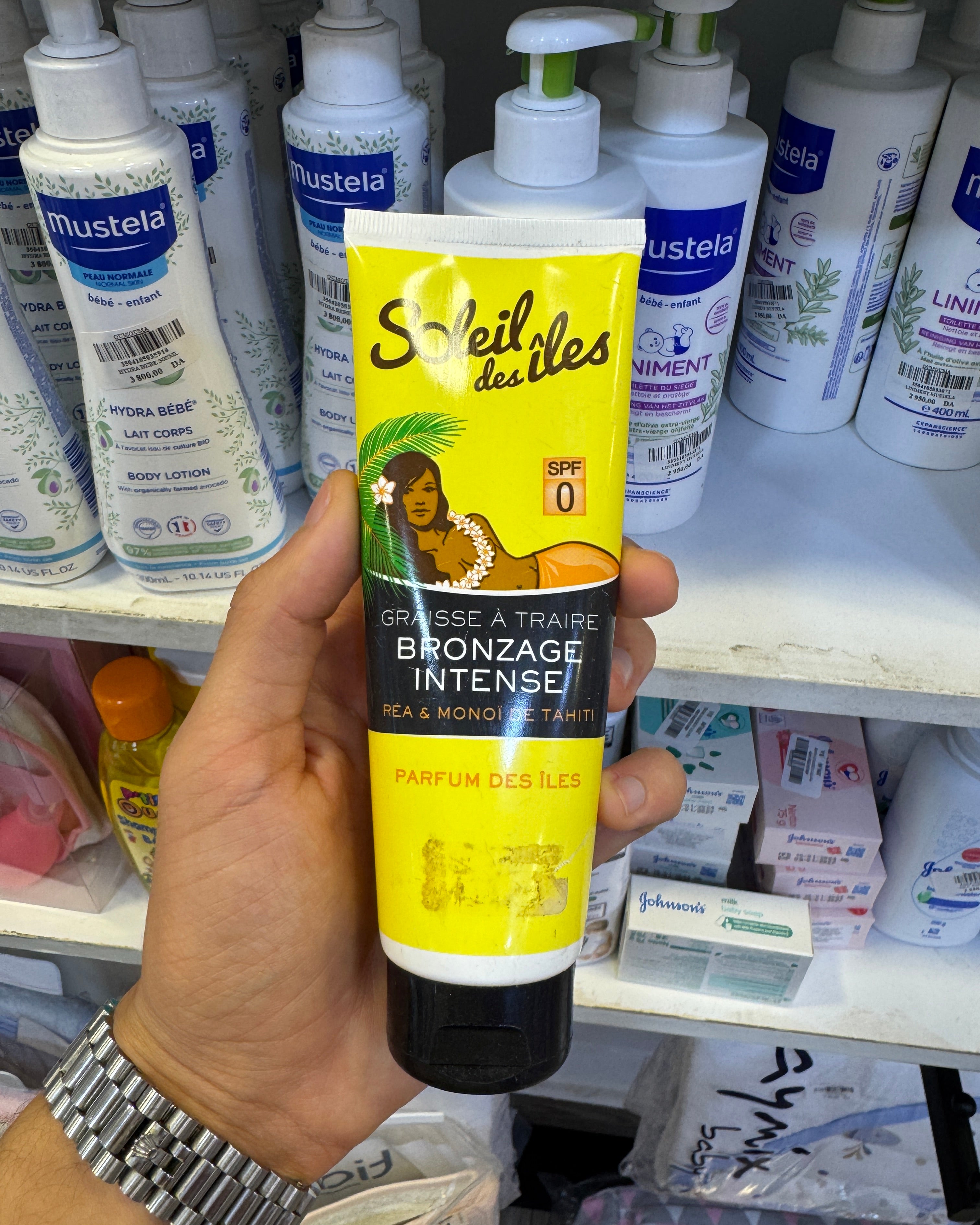 Soleil des Îles - Graisse à Traire Bronzage Intense en Tube (Parfum des Îles - SPF 0)