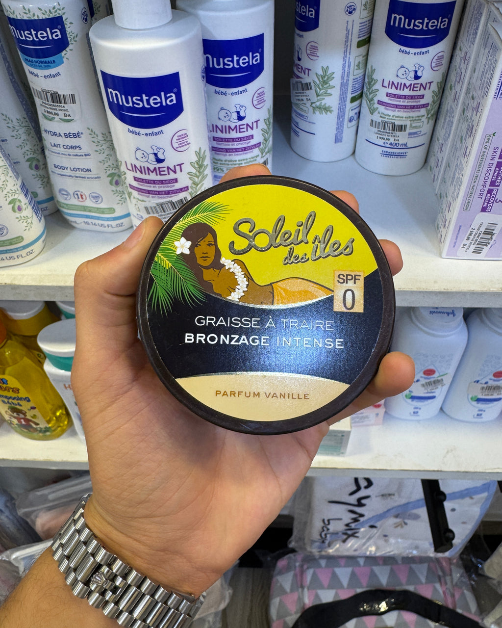 Soleil des Îles - Graisse à Traire Bronzage Intense au Monoï de Tahiti (Parfum Tiaré)