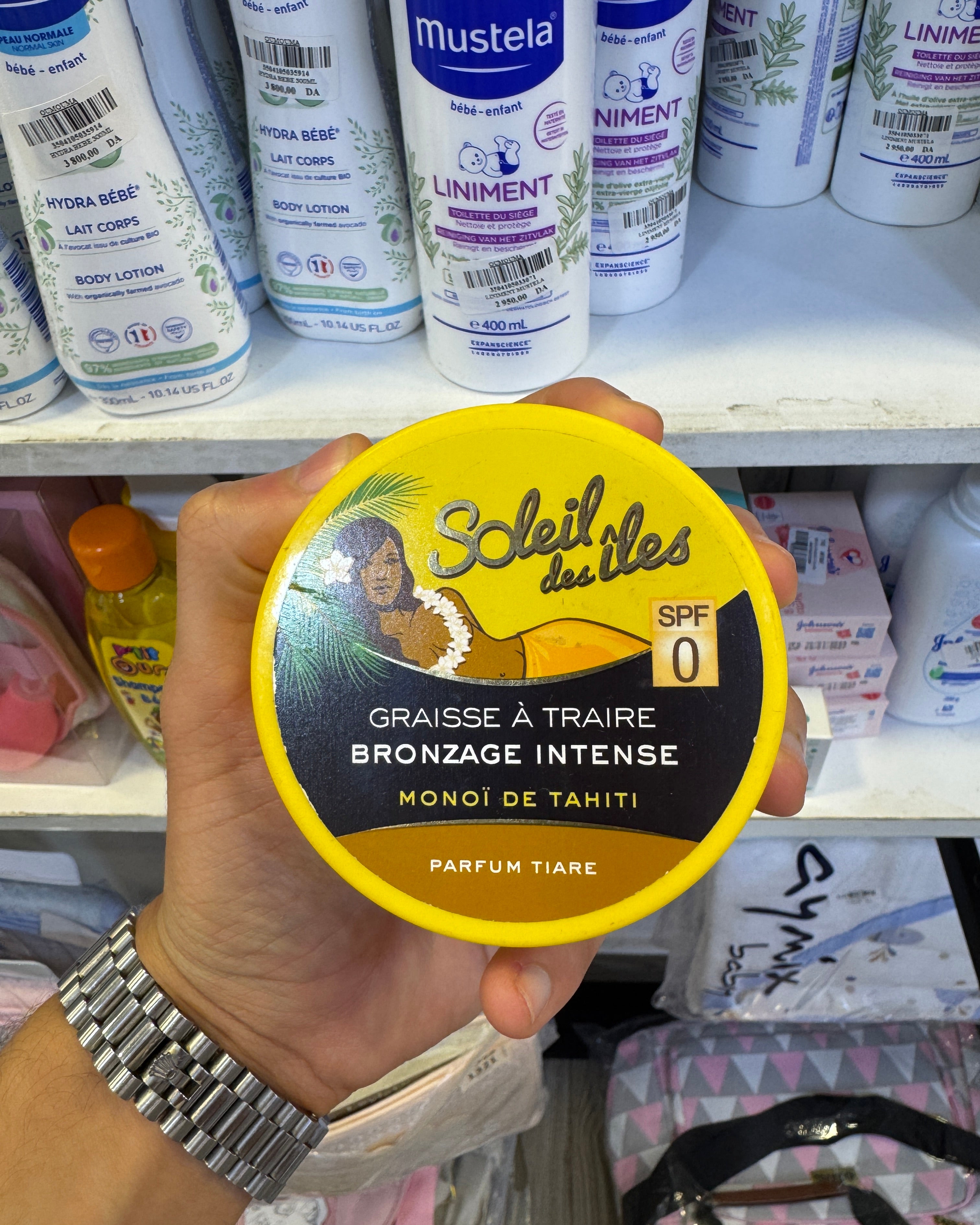 Soleil des Îles - Graisse à Traire Bronzage Intense au Monoï de Tahiti (Parfum Tiaré)