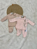 Ensemble de Naissance "Douceur de Rose" – 5 Pièces