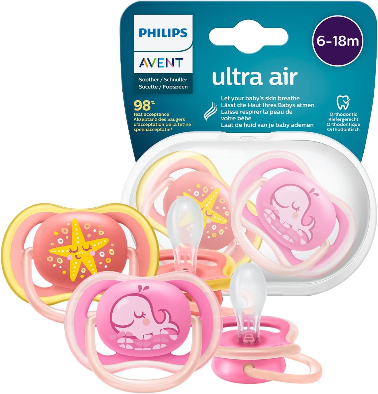 Philips Avent Sucette 6-18 Mois