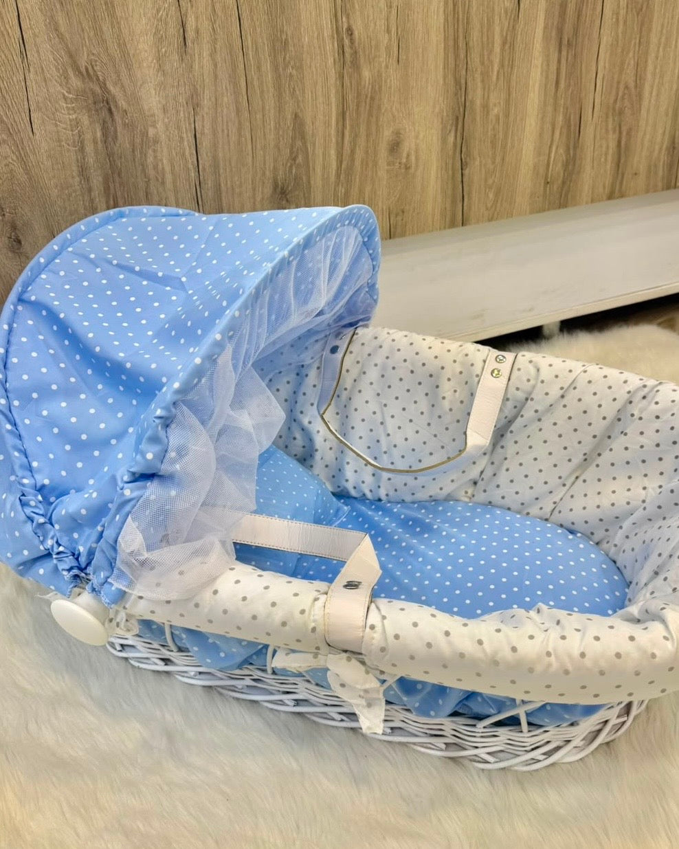 🧺 Couffin en Osier Traditionnel "Douce Nuit"