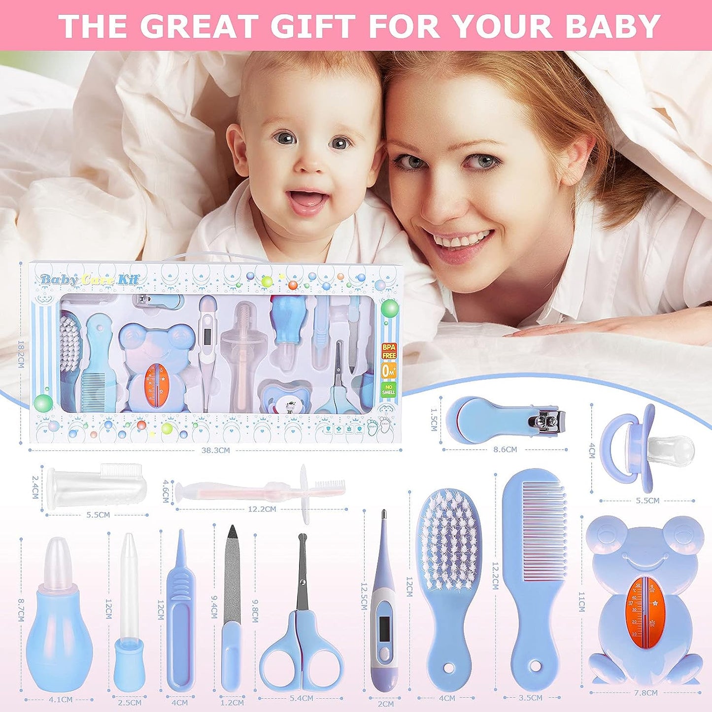 Kit de soins pour bébé (13 articles)