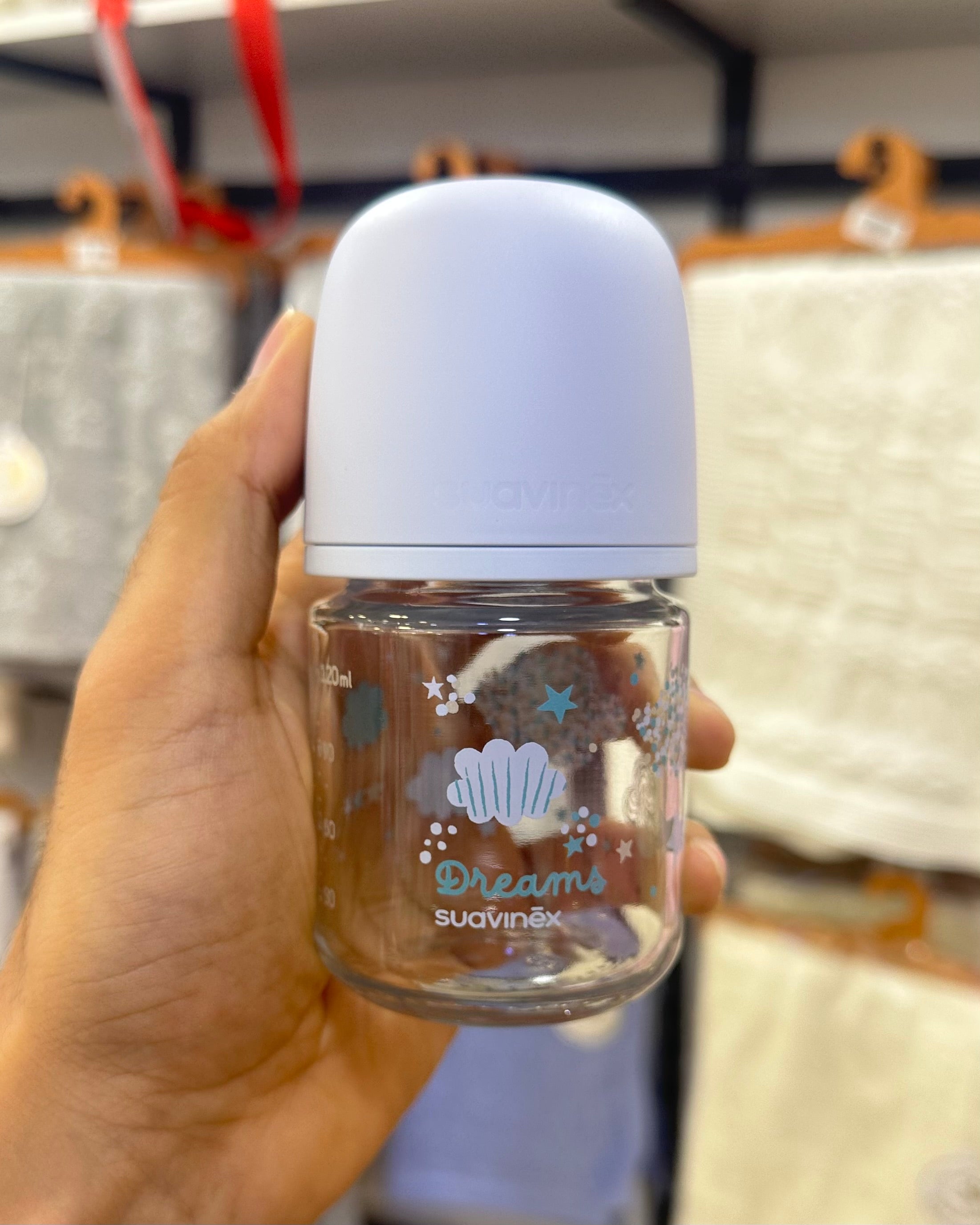 SUAVINEX BIBERON EN VERRE POUR GARCON