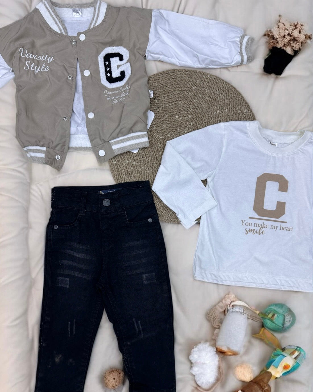 Ensemble Varsity "Champion" – Le Look Campus Américain 12-18 Mois