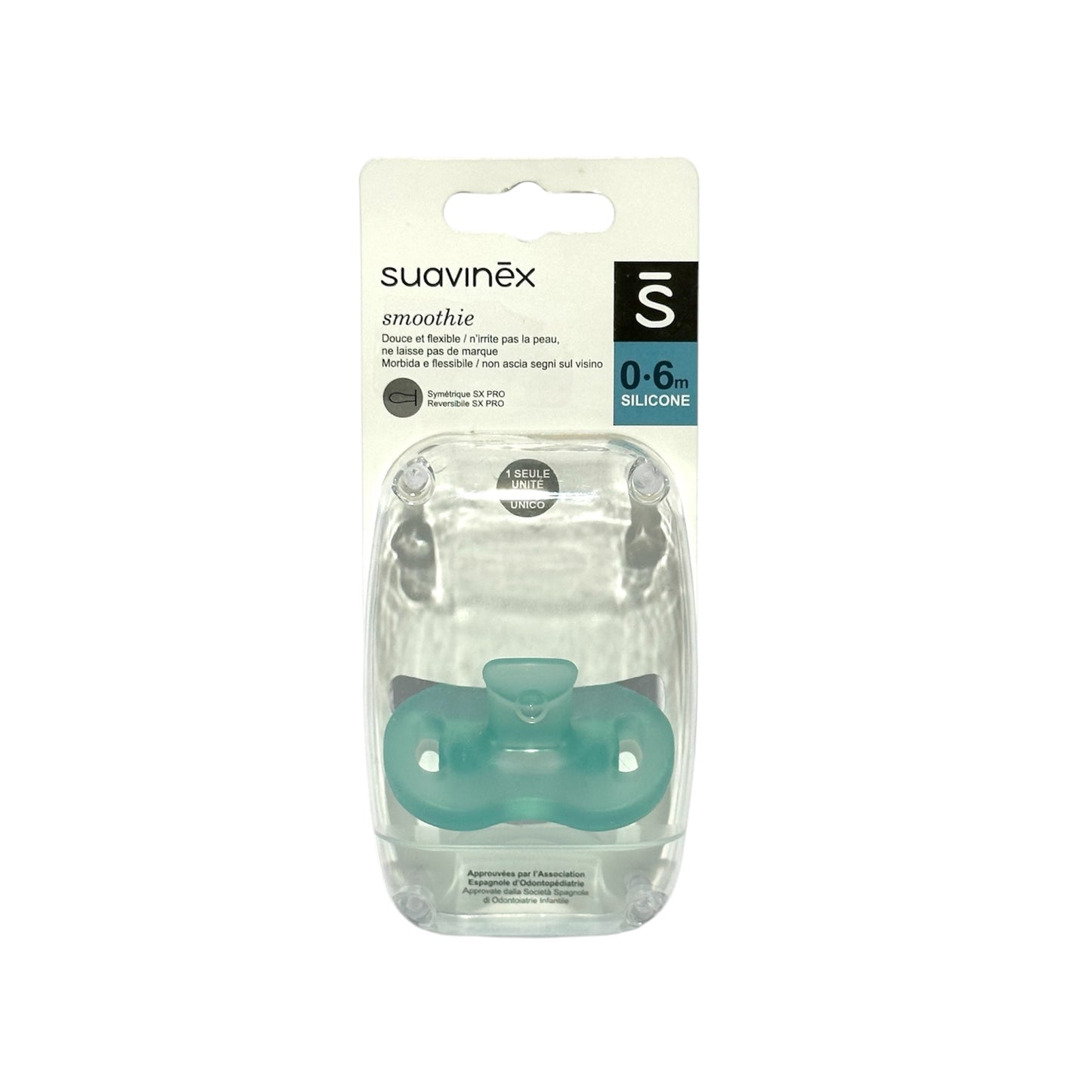 SUAVINEX Sucette tout silicone SX Pro Anatomique 0-6 mois