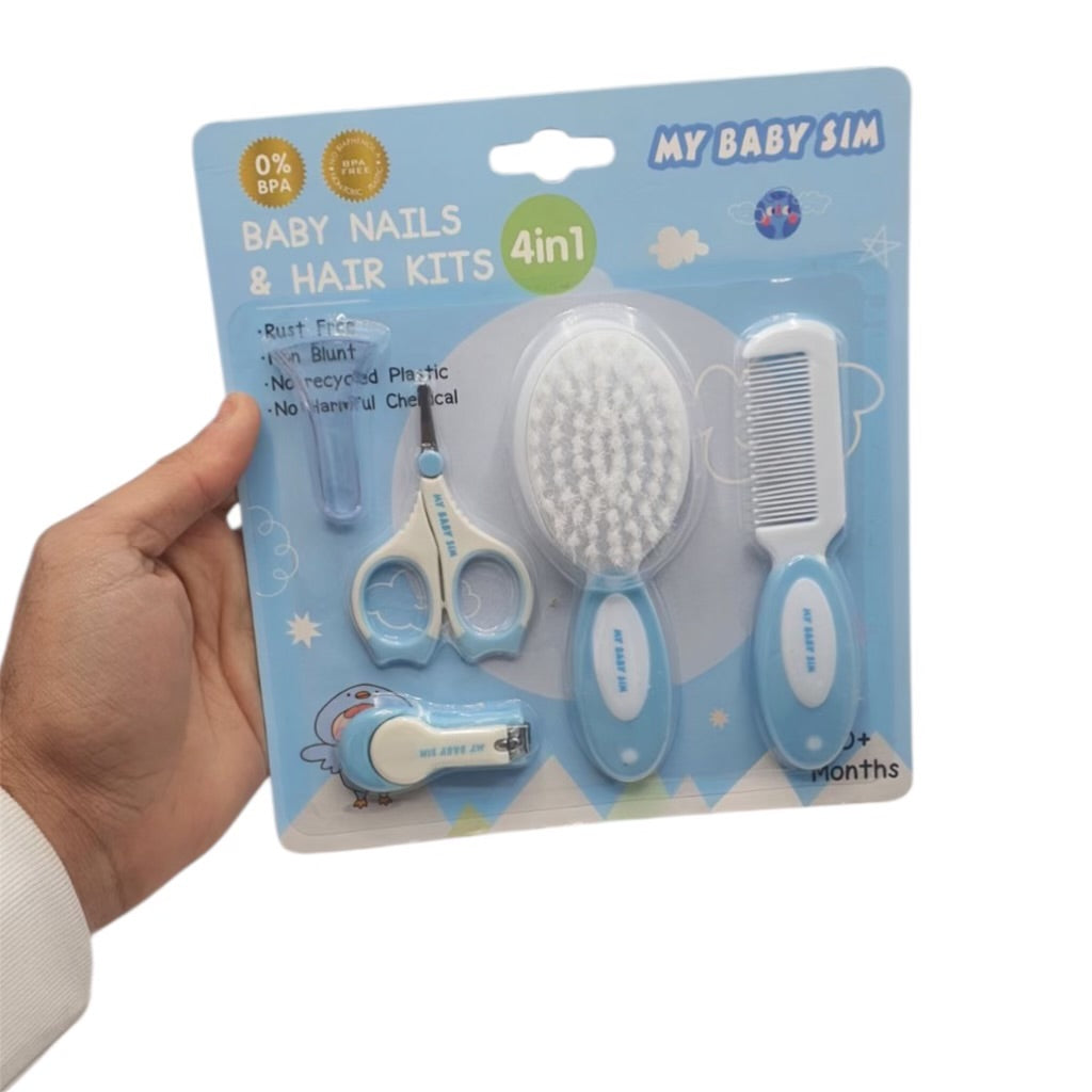 My Baby Sim Kit de Soin Bébé 4 en 1 Bleu