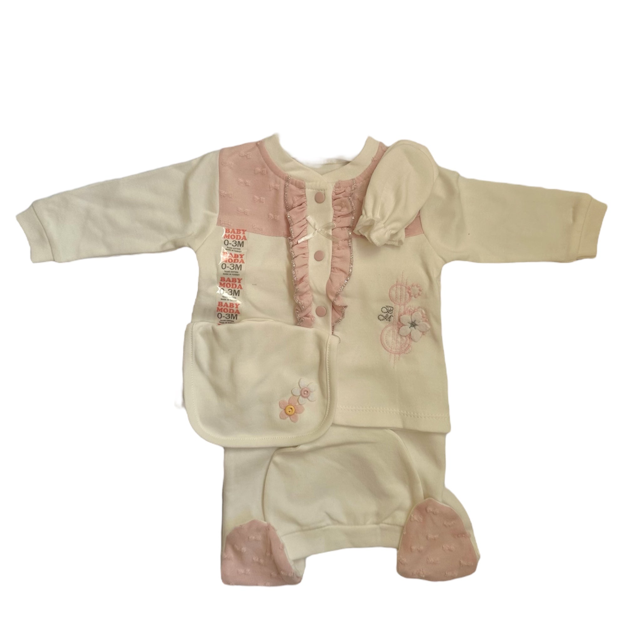 Ensemble Bébé 5 Pièces Pour Fille