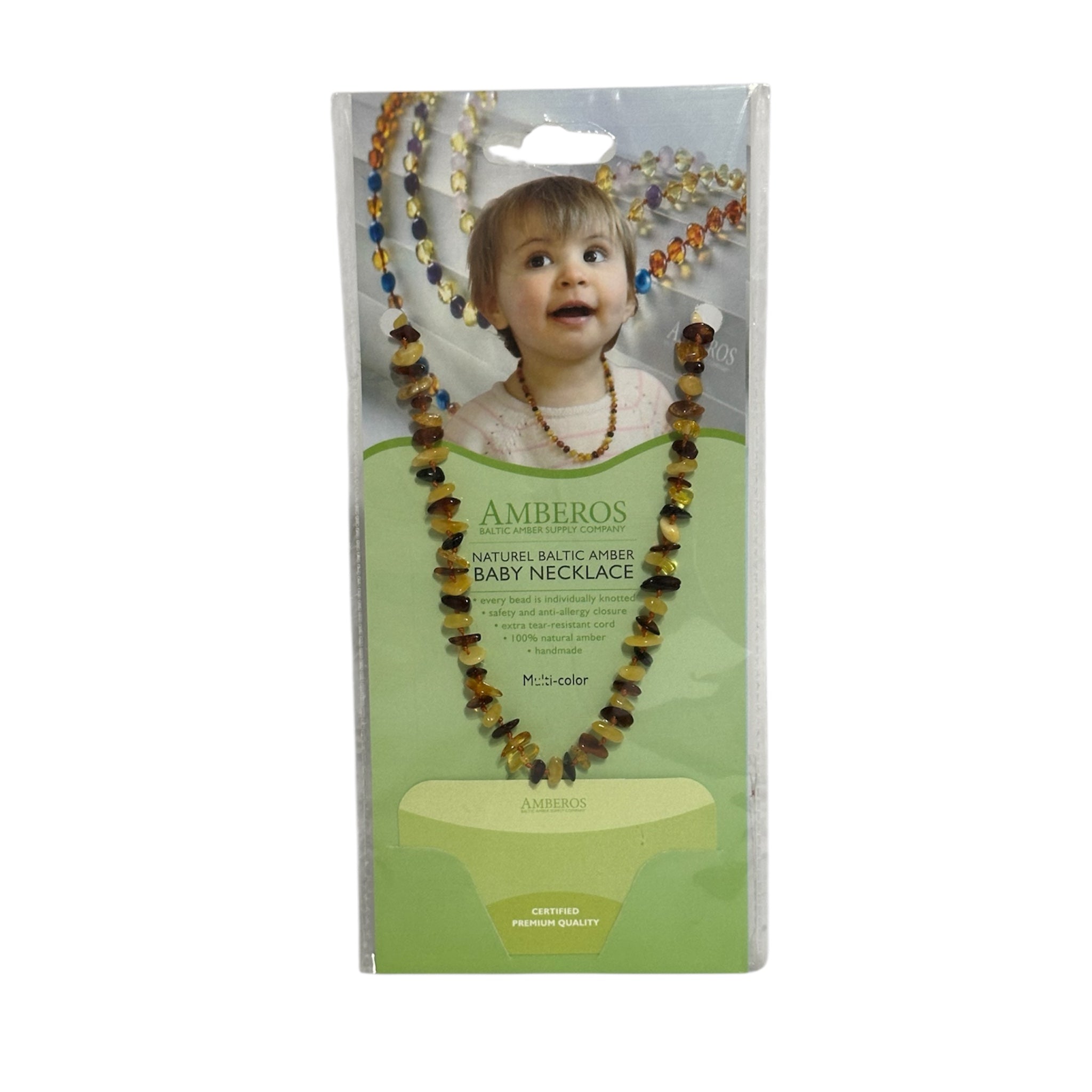 Collier d’Ambre Naturel pour Bébé