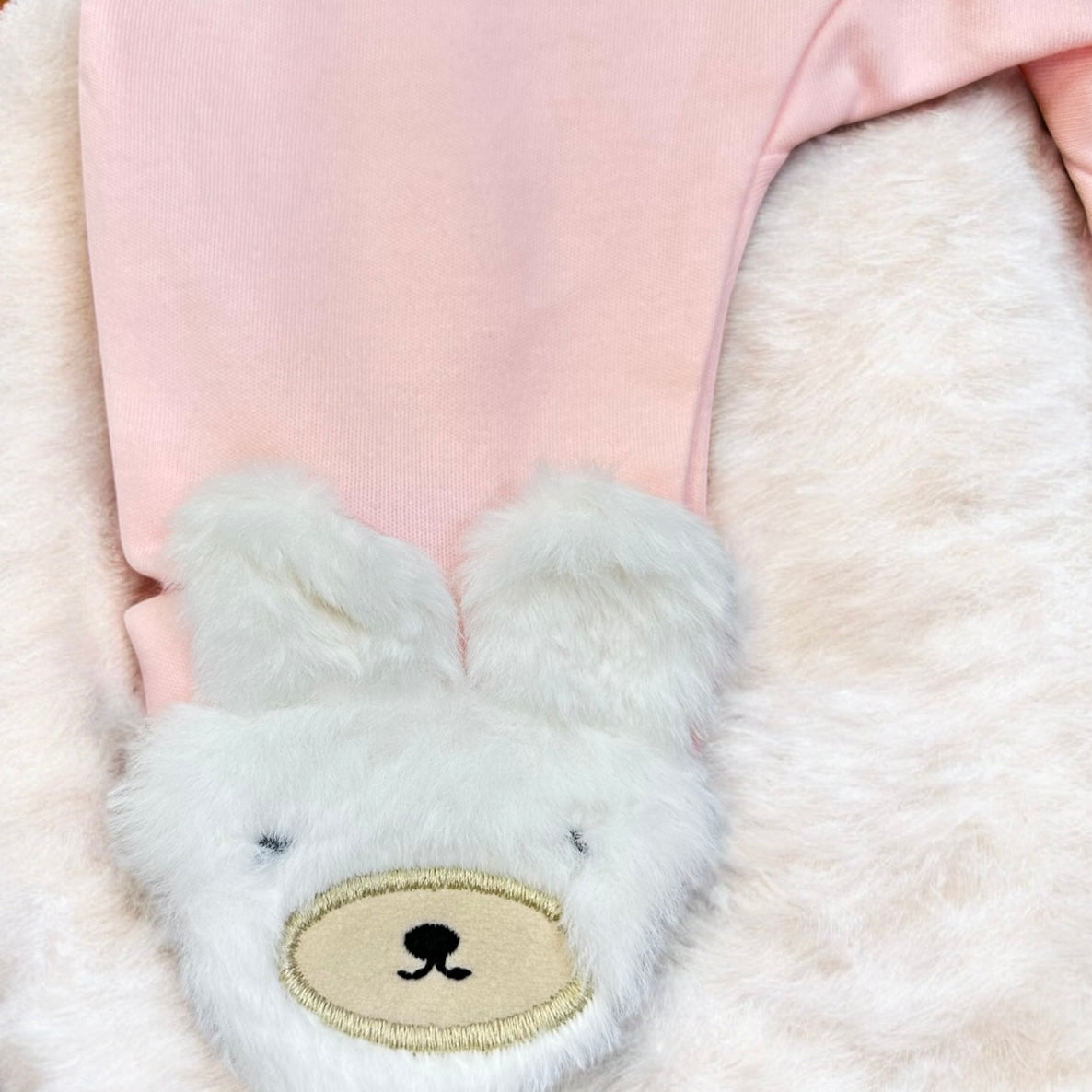 Grenouillère Ourson Douceur avec Détails en Peluche 🧸