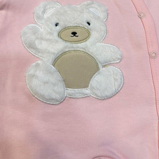 Grenouillère Ourson Douceur avec Détails en Peluche 🧸