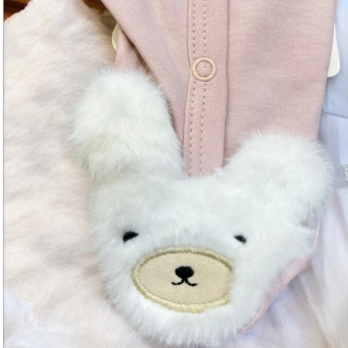 Grenouillère Ourson Douceur avec Détails en Peluche 🧸