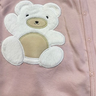 Grenouillère Ourson Douceur avec Détails en Peluche 🧸