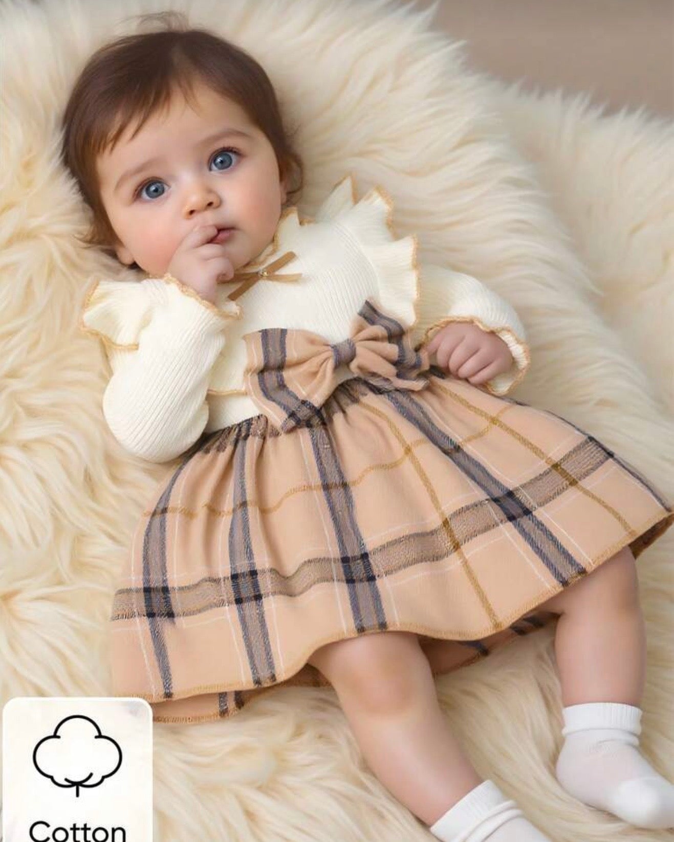 🍂 Ensemble Robe "Héritage Écossais" – Élégance & Tradition