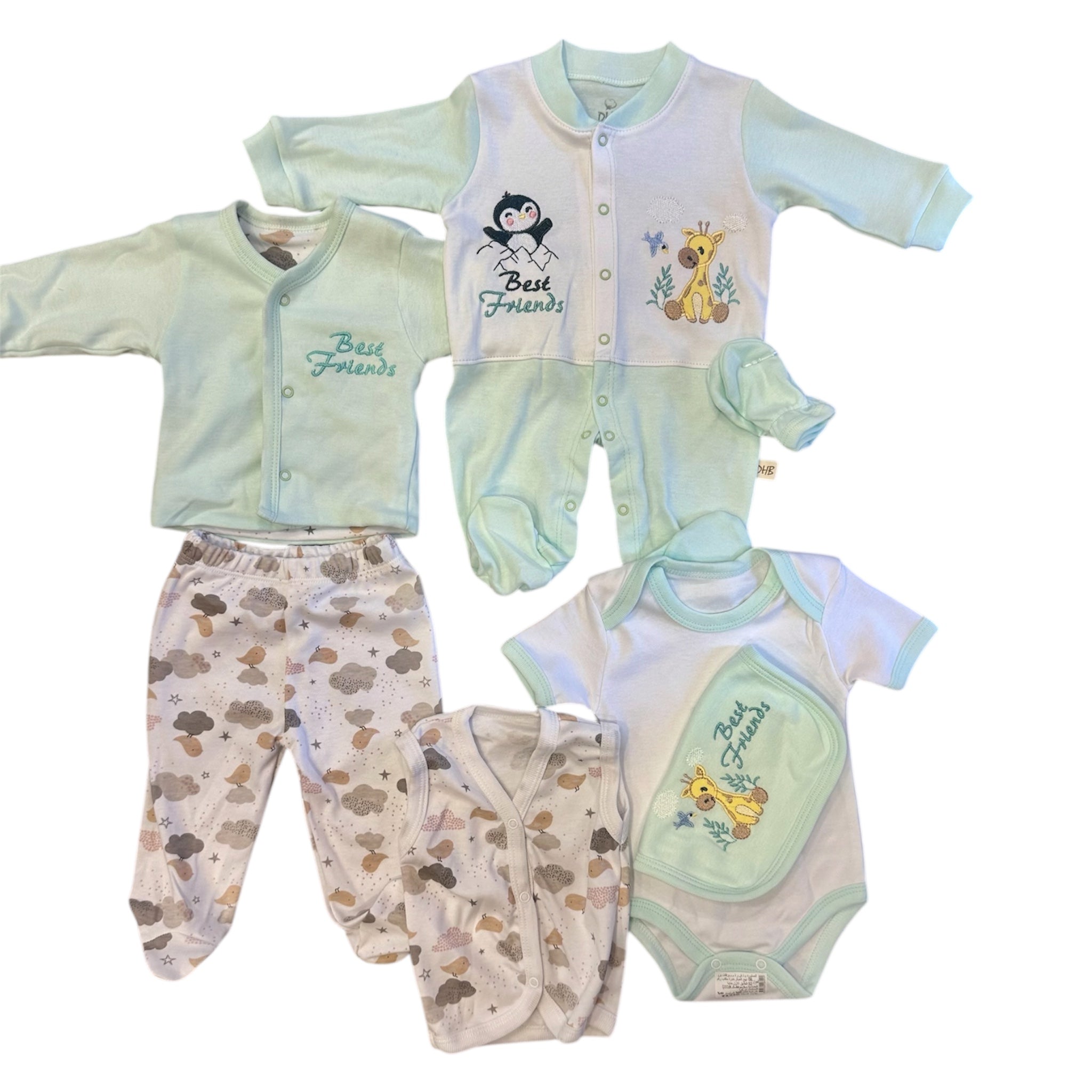 Ensemble Naissance "Best Friends" 7 Pièces