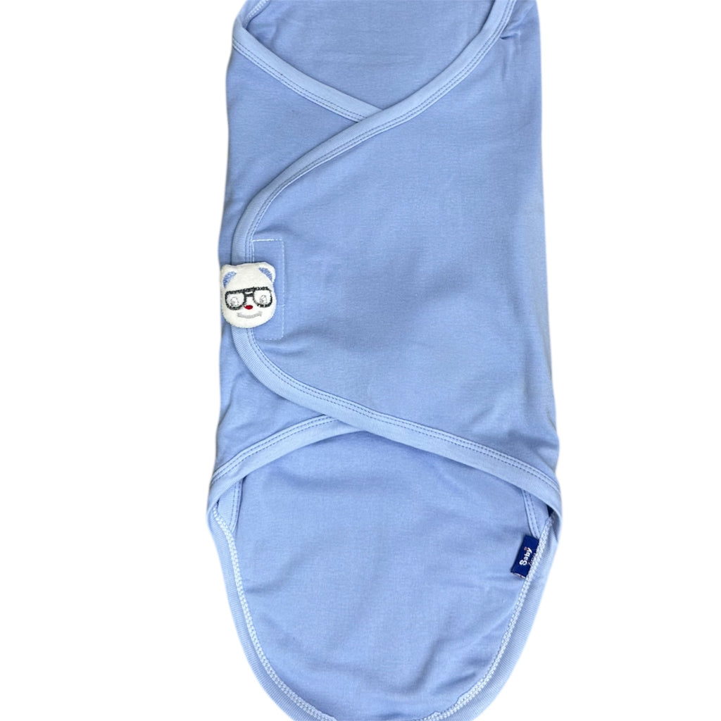 Couverture d'Emmaillotage Bébé BLEUE