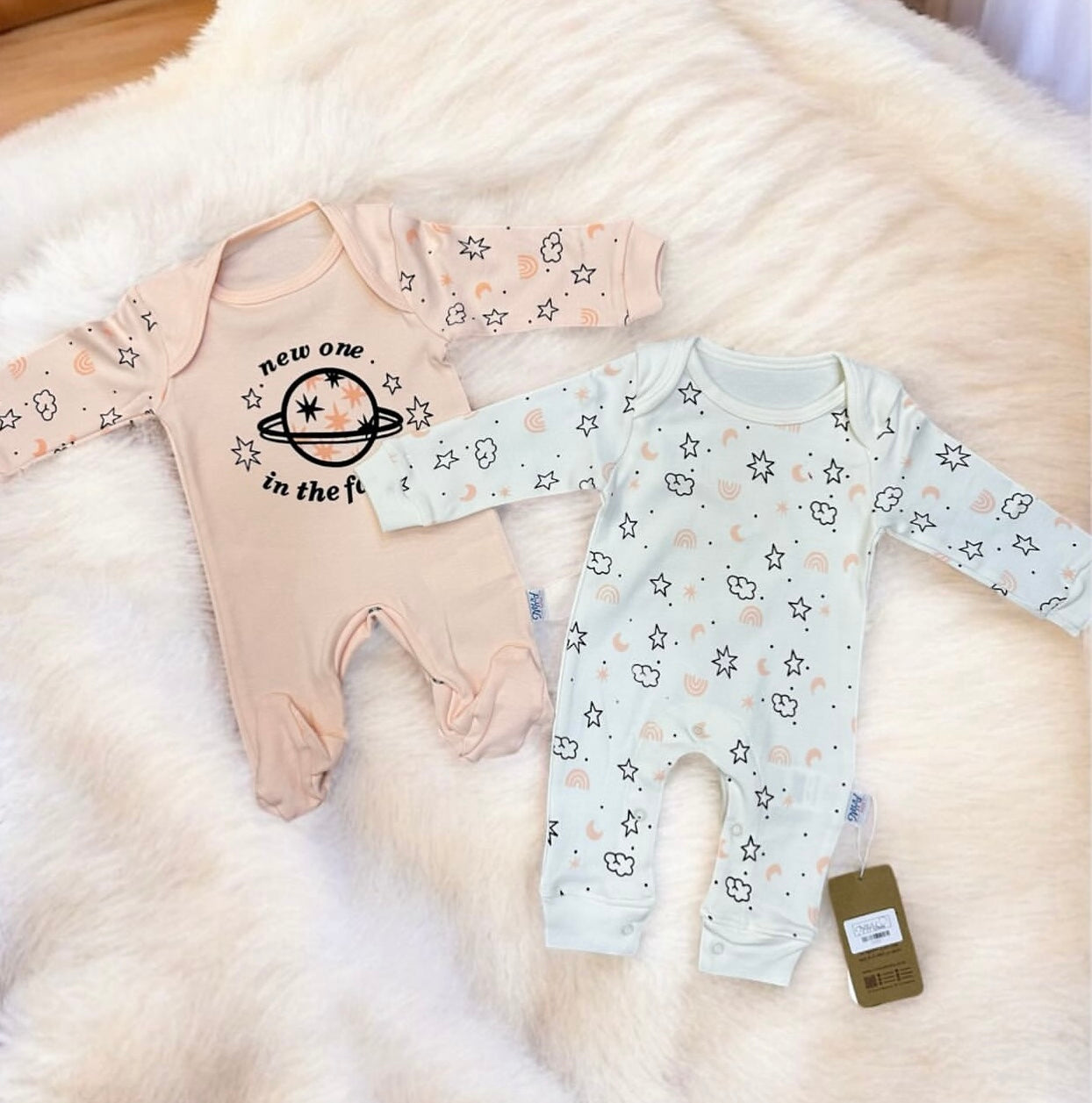 Grenouillères Bébé en Coton Ultra Doux 0-3 Mois