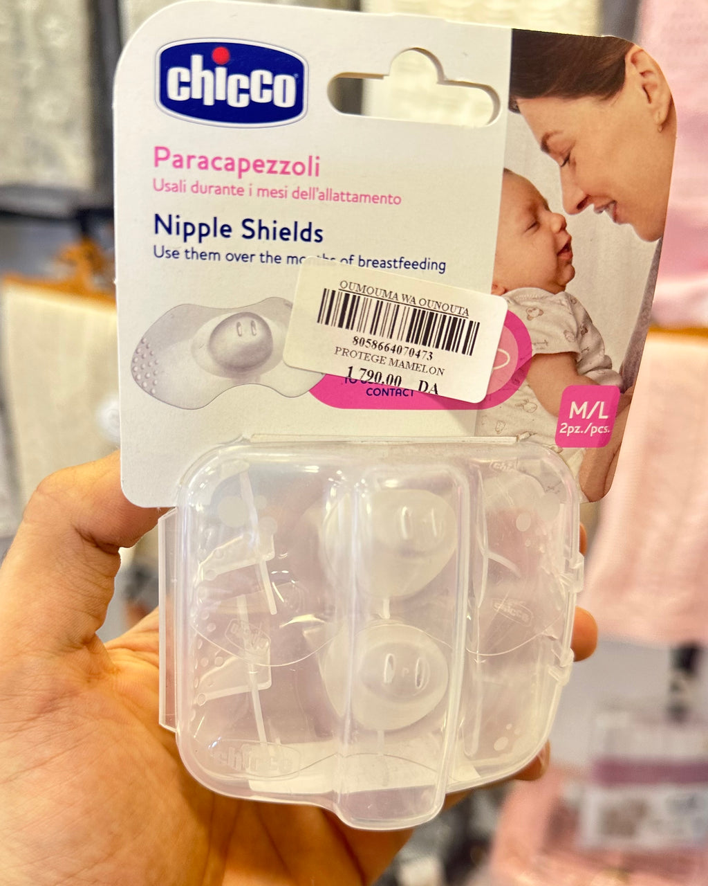 Chicco Protège-mamelons peau à peau