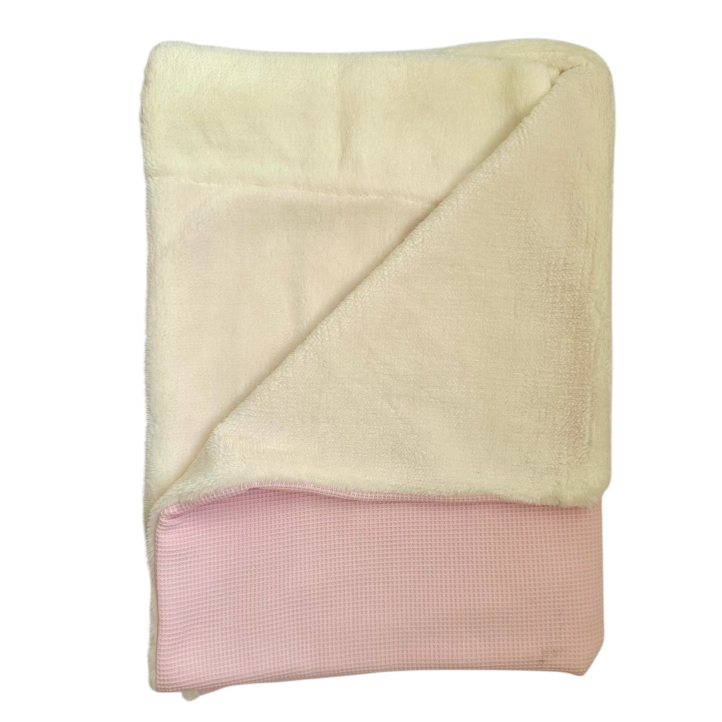 Plaid Double Face 75 x 100 cm Rose
