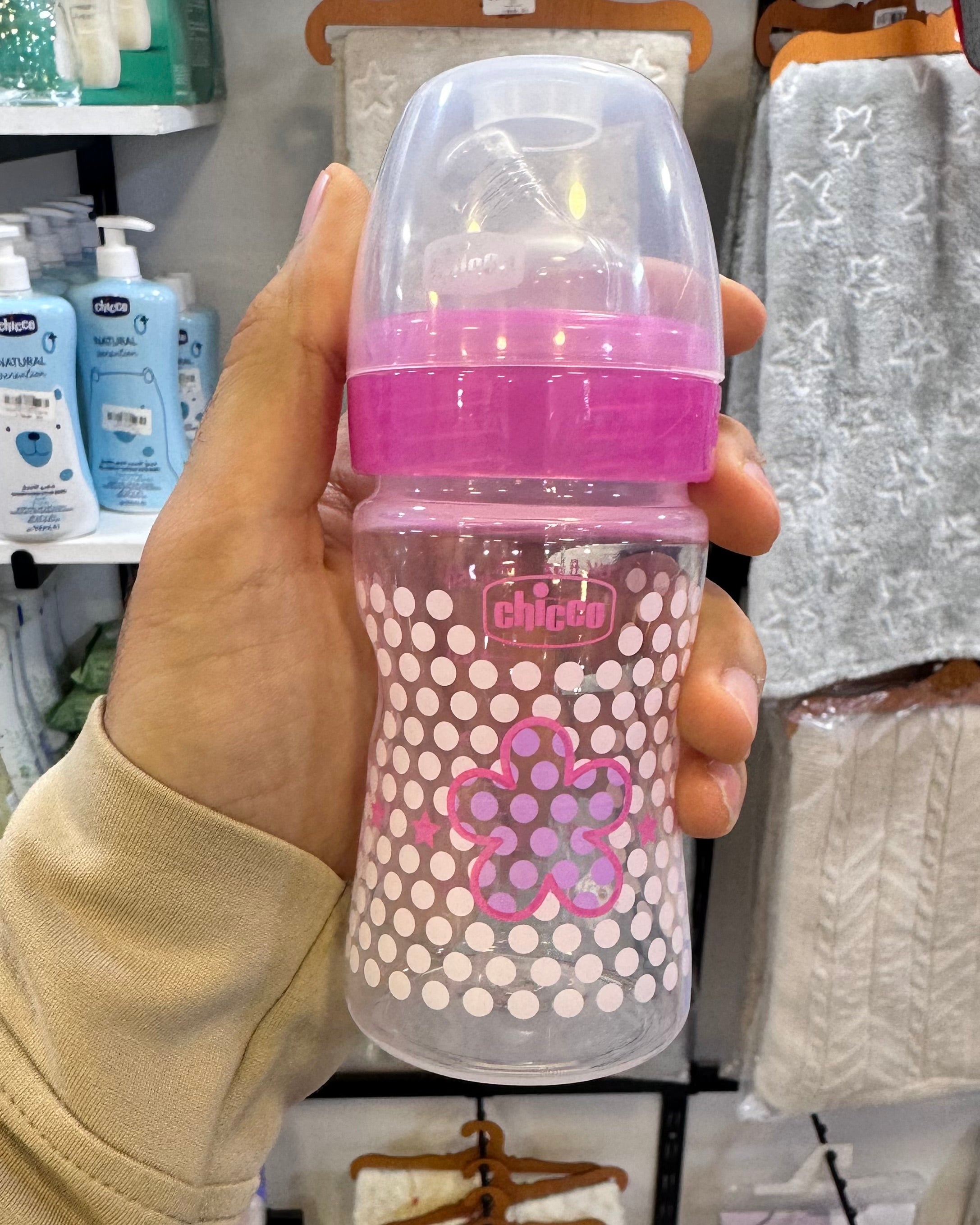 CHICCO BIBERON Well-Being en verre – 120 ml –