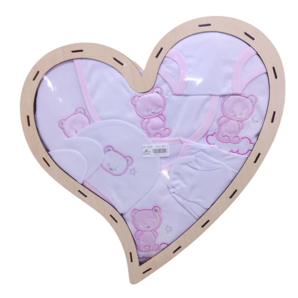 Coffret Naissance Bébé Fille – 8 Pièces Essentielles