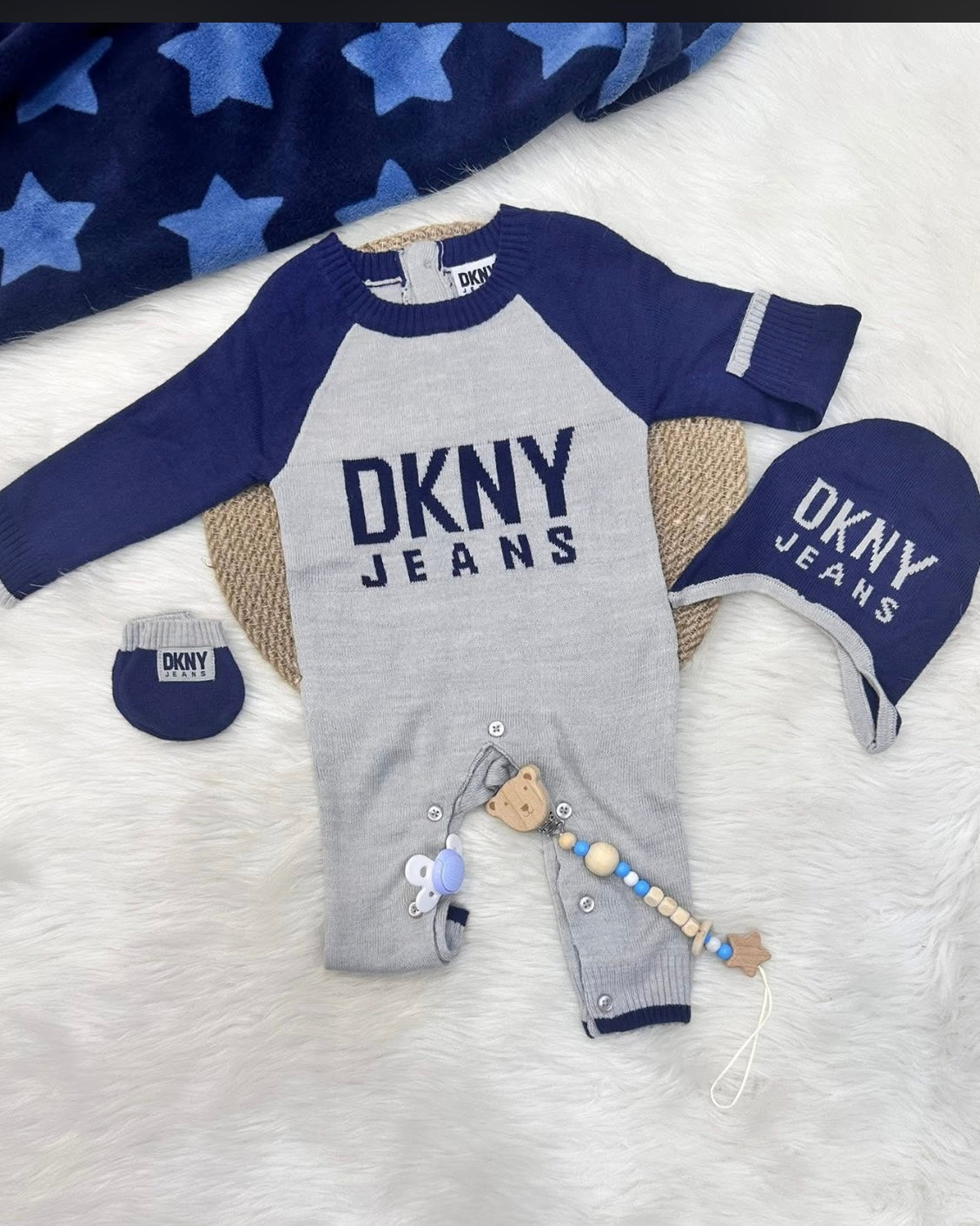 Grenouillère en Coton 3-6  Mois 3 piéces