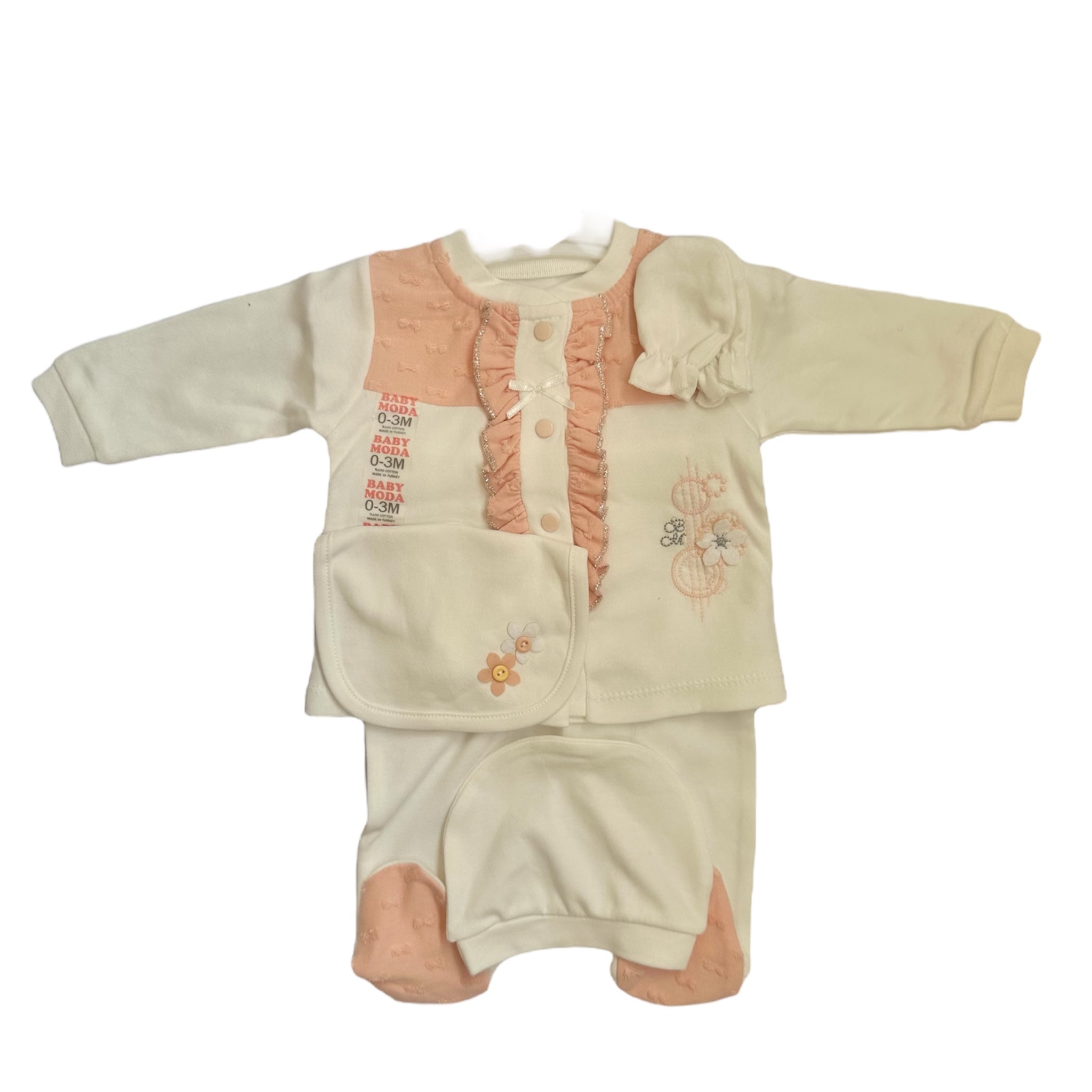 Ensemble Bébé 5 Pièces Pour Fille