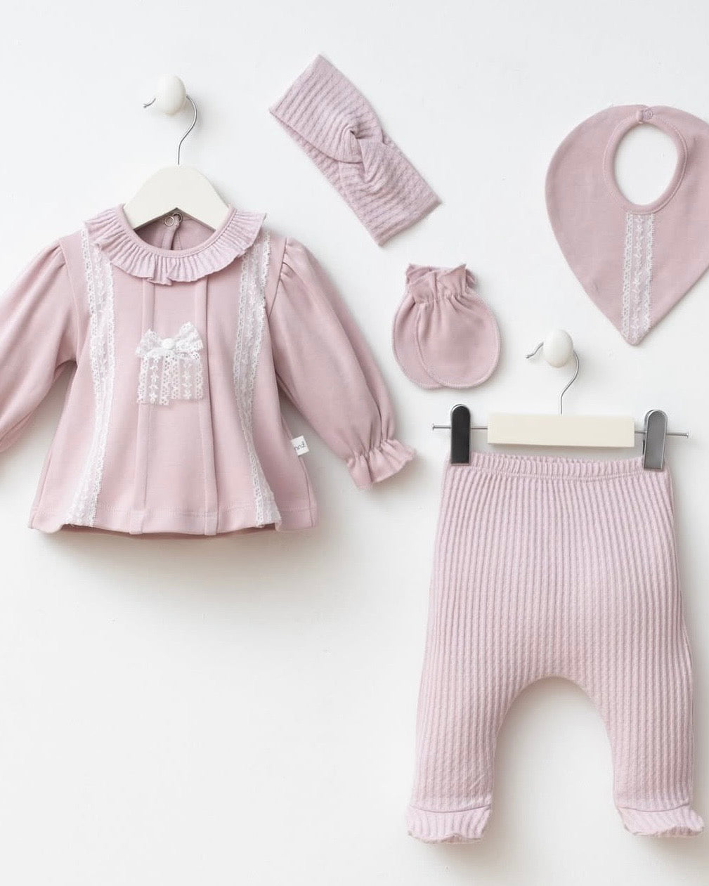 Ensemble de Naissance  – Pack Complet 5 Pièces 0-3mois