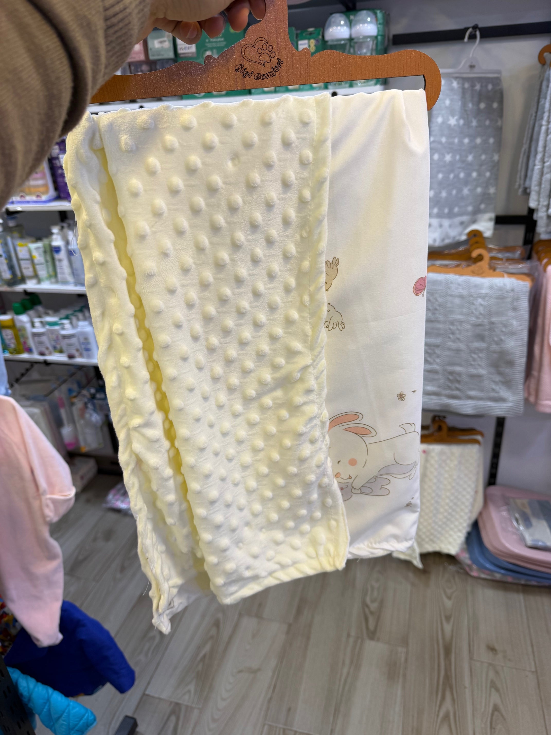 ☁️ Plaid Bébé Luxe en COTON