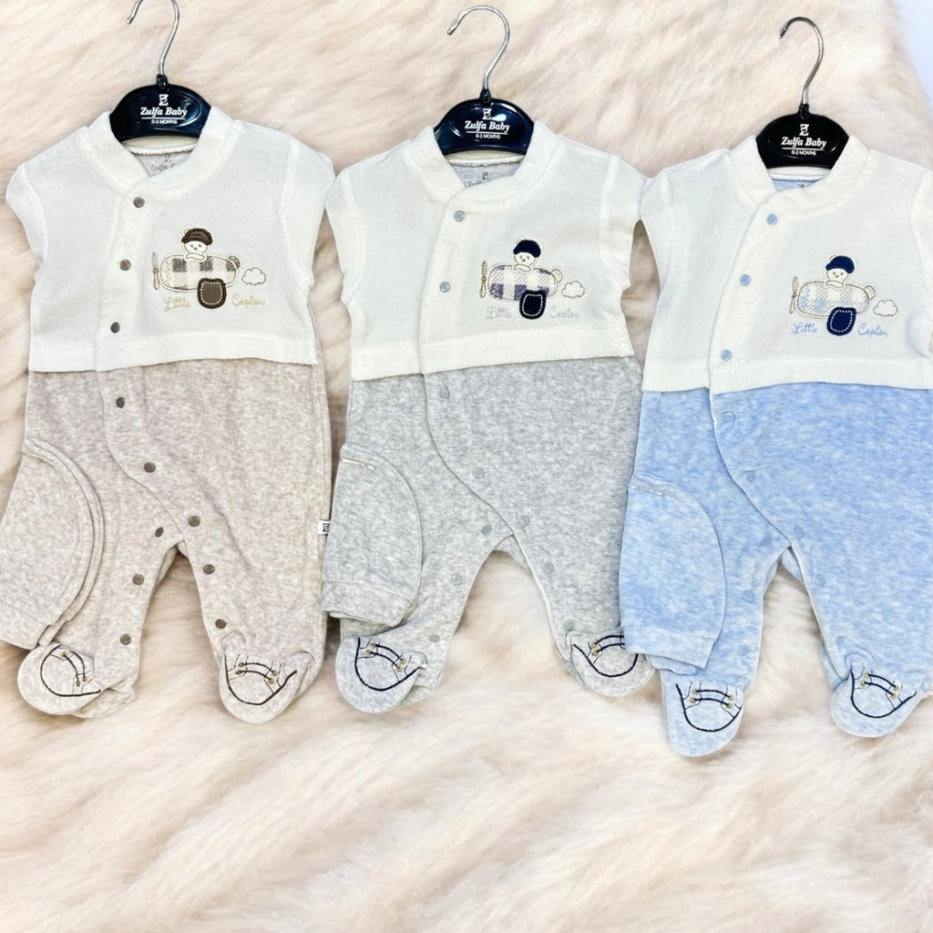 Grenouillère Petit Aviateur 0-3 Mois