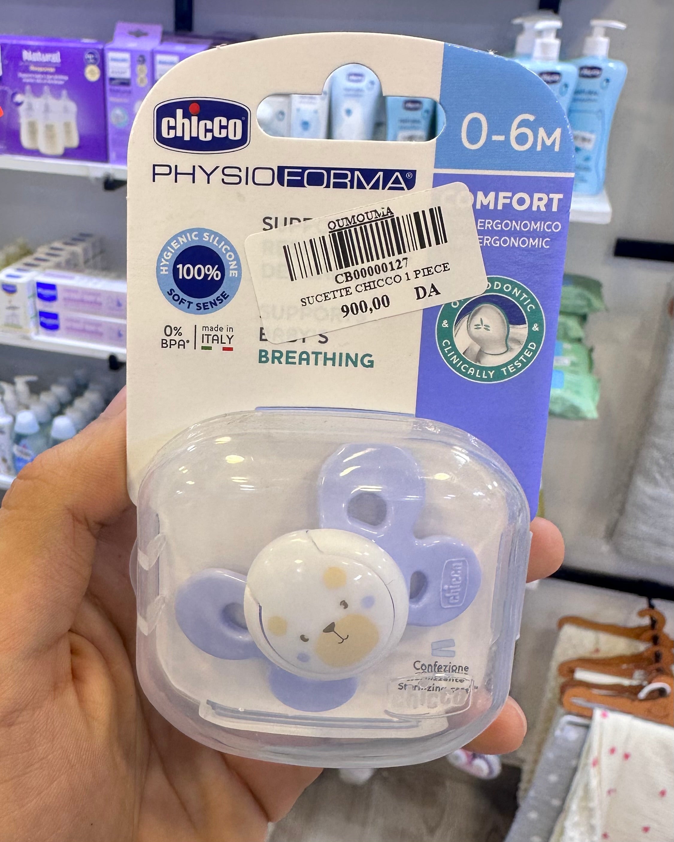 Chicco Sucette Physio forma 0-6 mois Pour GARCON