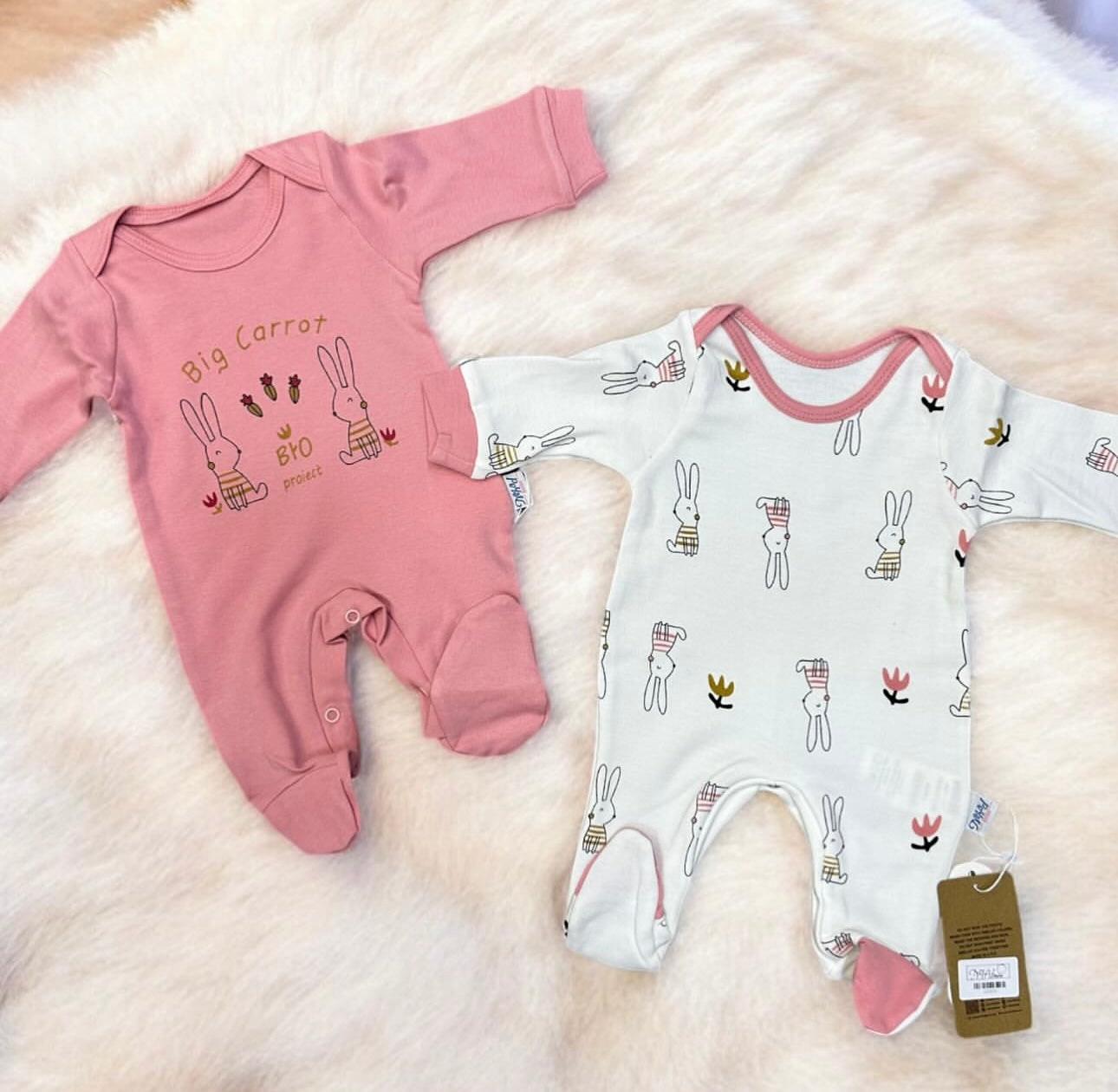 Grenouillères Bébé en Coton Ultra Doux 0-3 Mois