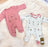 Grenouillères Bébé en Coton Ultra Doux 0-3 Mois