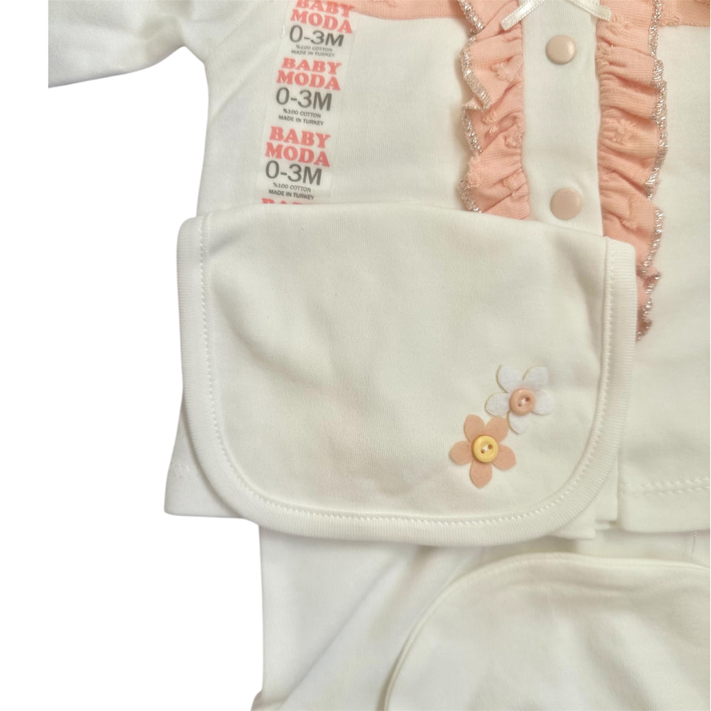 Ensemble Bébé 5 Pièces Pour Fille