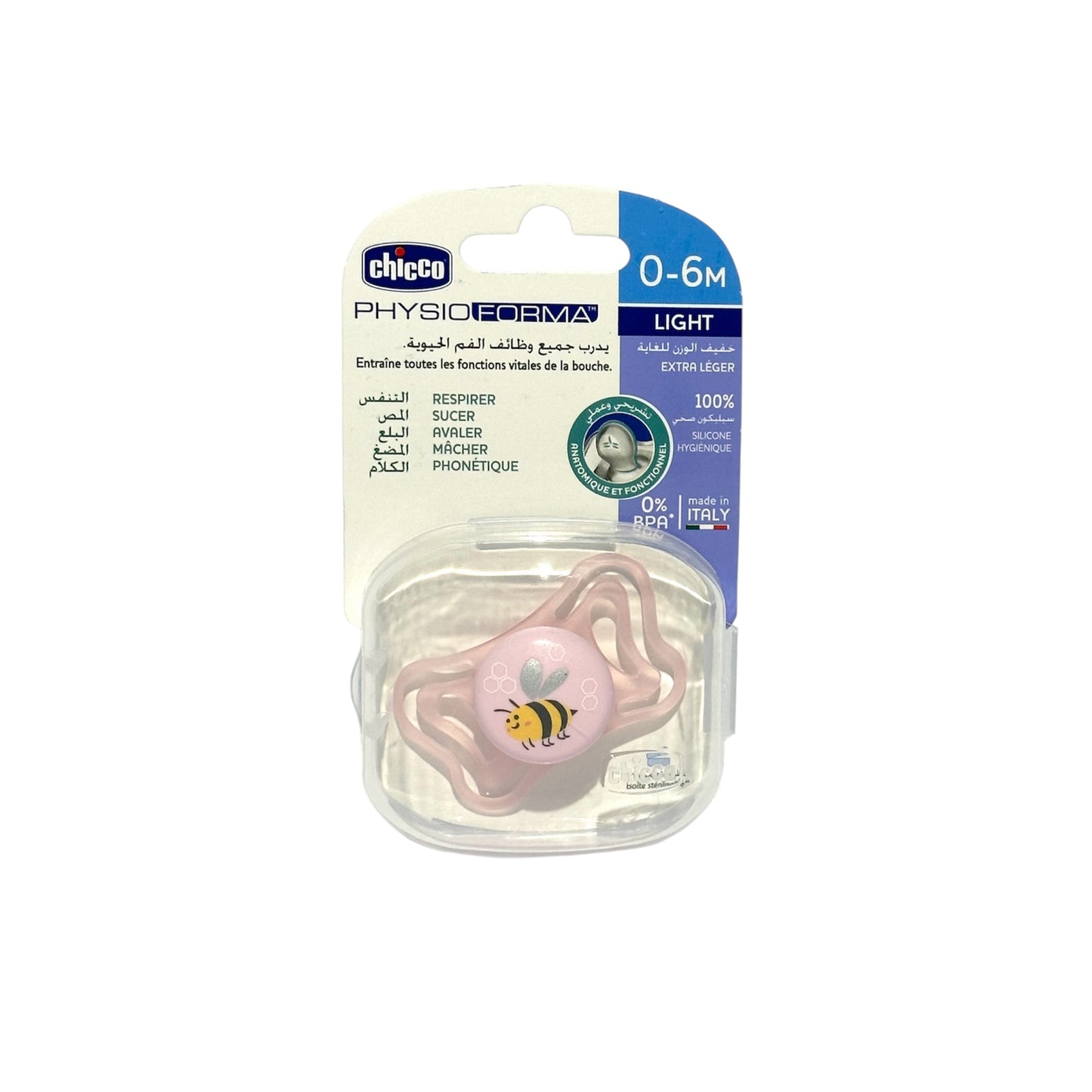 Chicco  Sucette Physio forma 0-6 mois Pour Fille