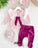 👶💖 Ensemble Nouveau-Né 5 Pièces – Confort 100% Coton Rose 0-3 Mois