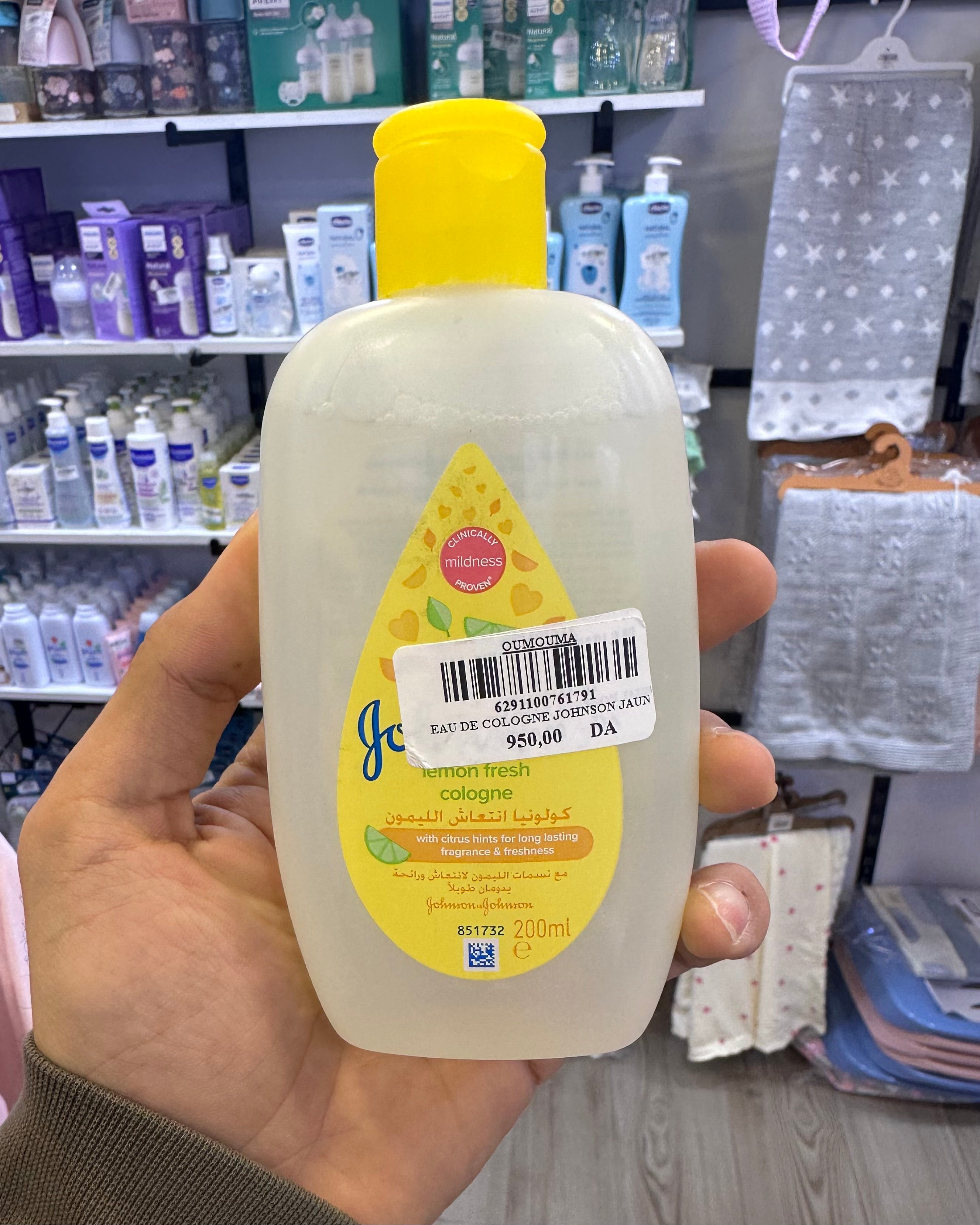 EAU DE COLOGNE CITRON 200ML JOHNSONS