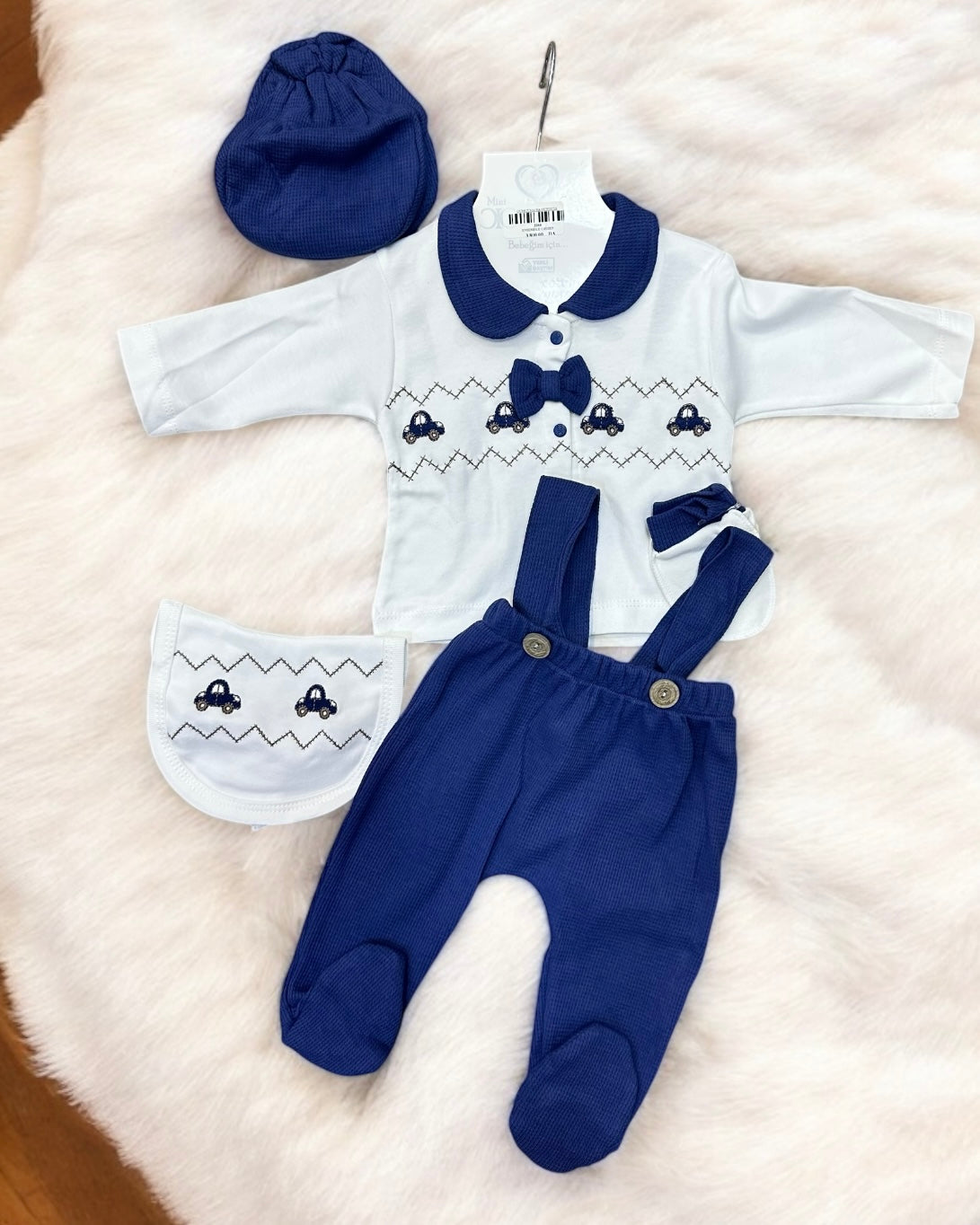 Ensemble Bébé 5 Pièces en Coton – Douceur et Confort au Quotidien 💖