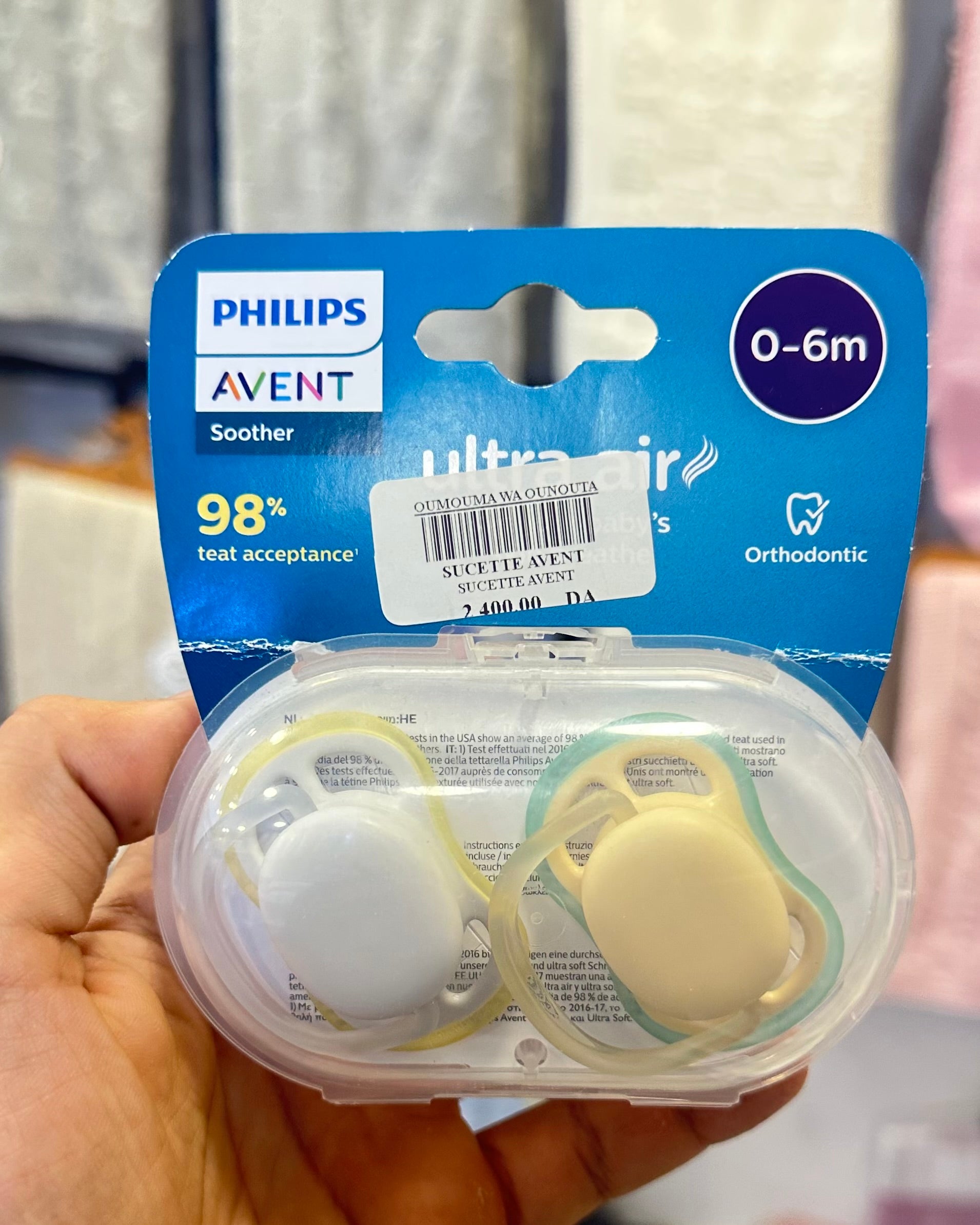 Philips Avent Sucette 0-6 Mois