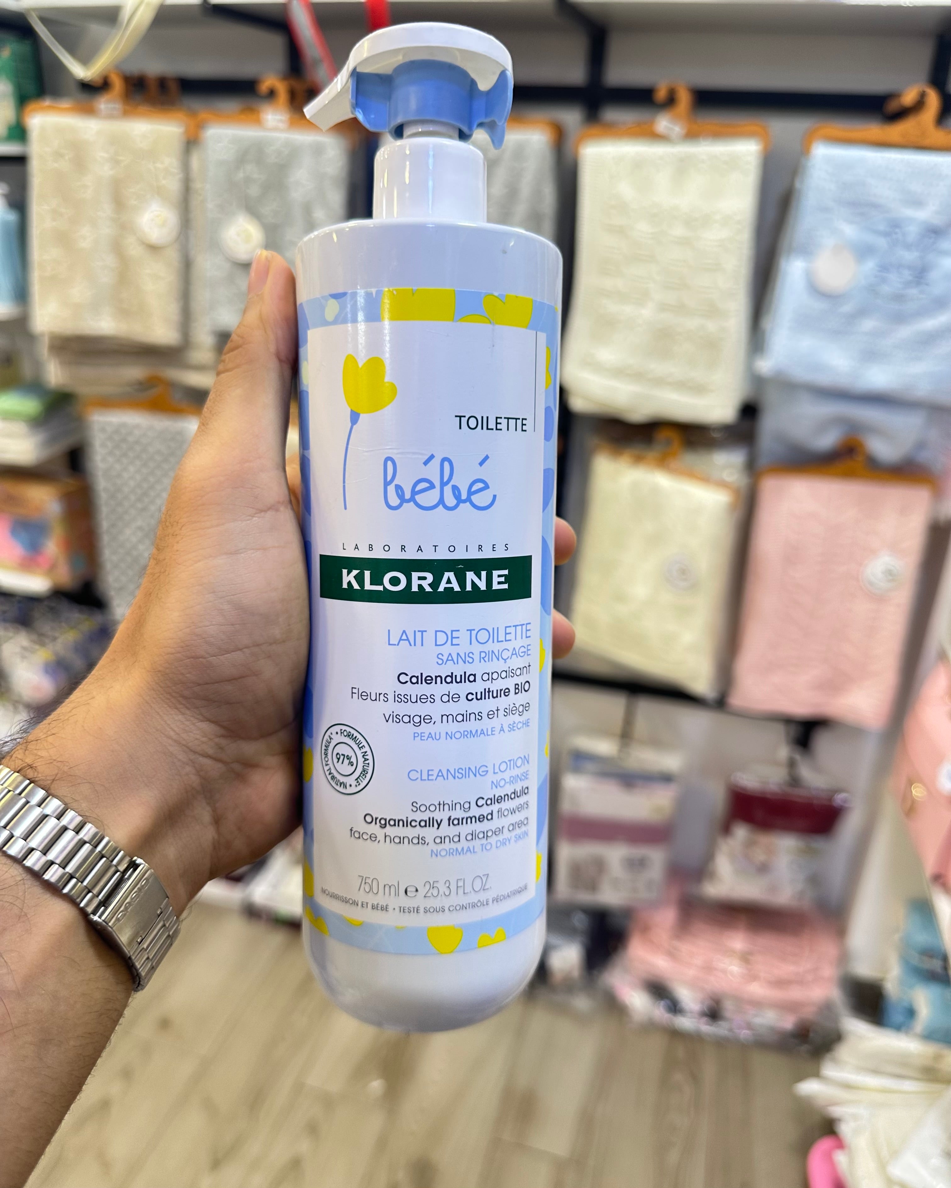 KLORANE Lait nettoyant bébé sans rinçage